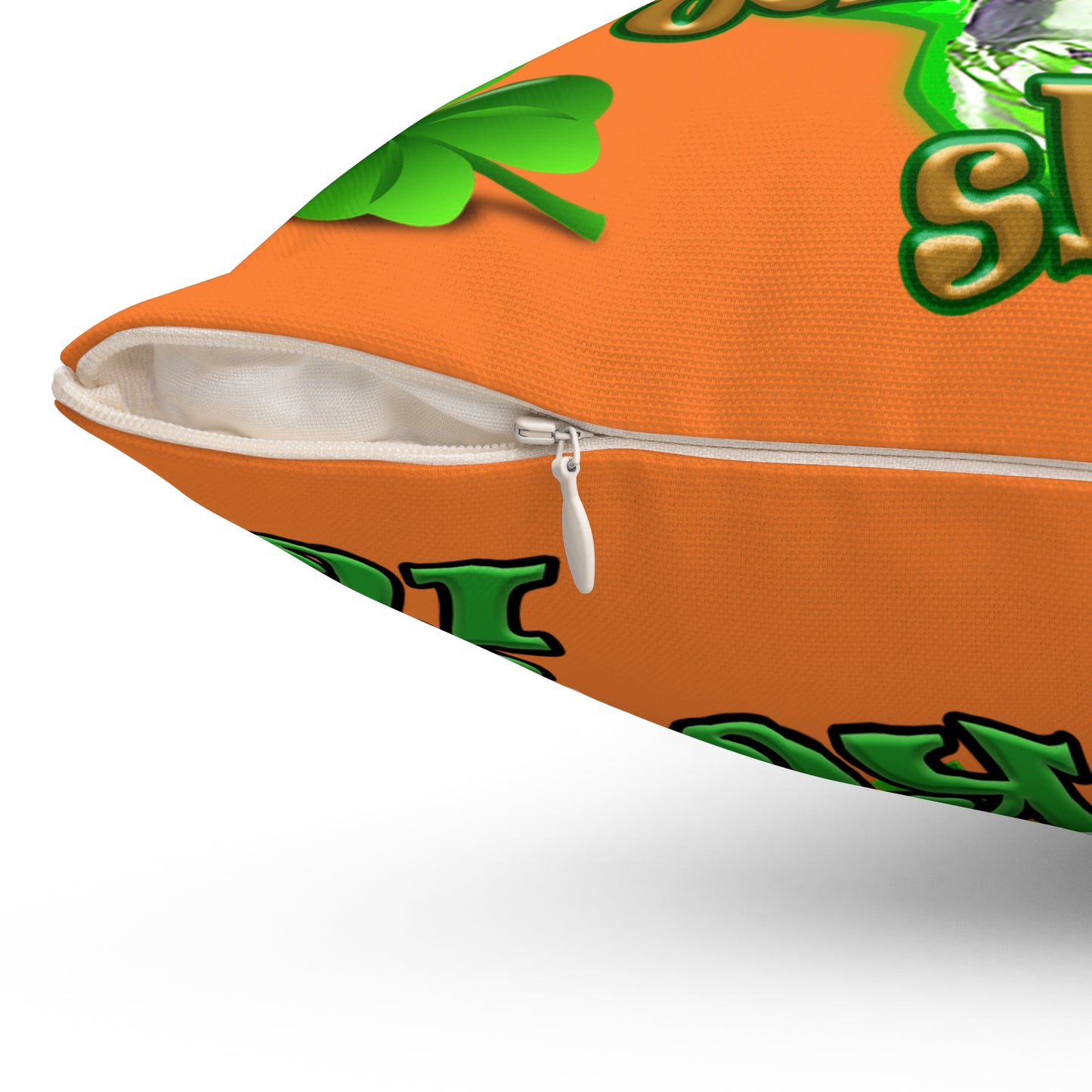 celtics logo - Spun Polyester Square Pillow - (crusta)