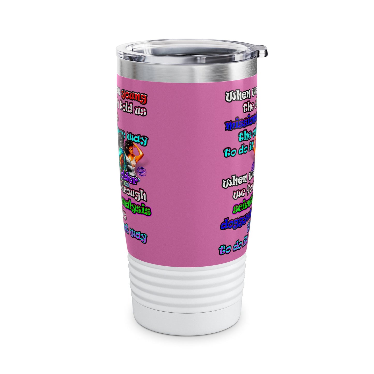 doggystyle - Ringneck Tumbler, 20oz (light pink)