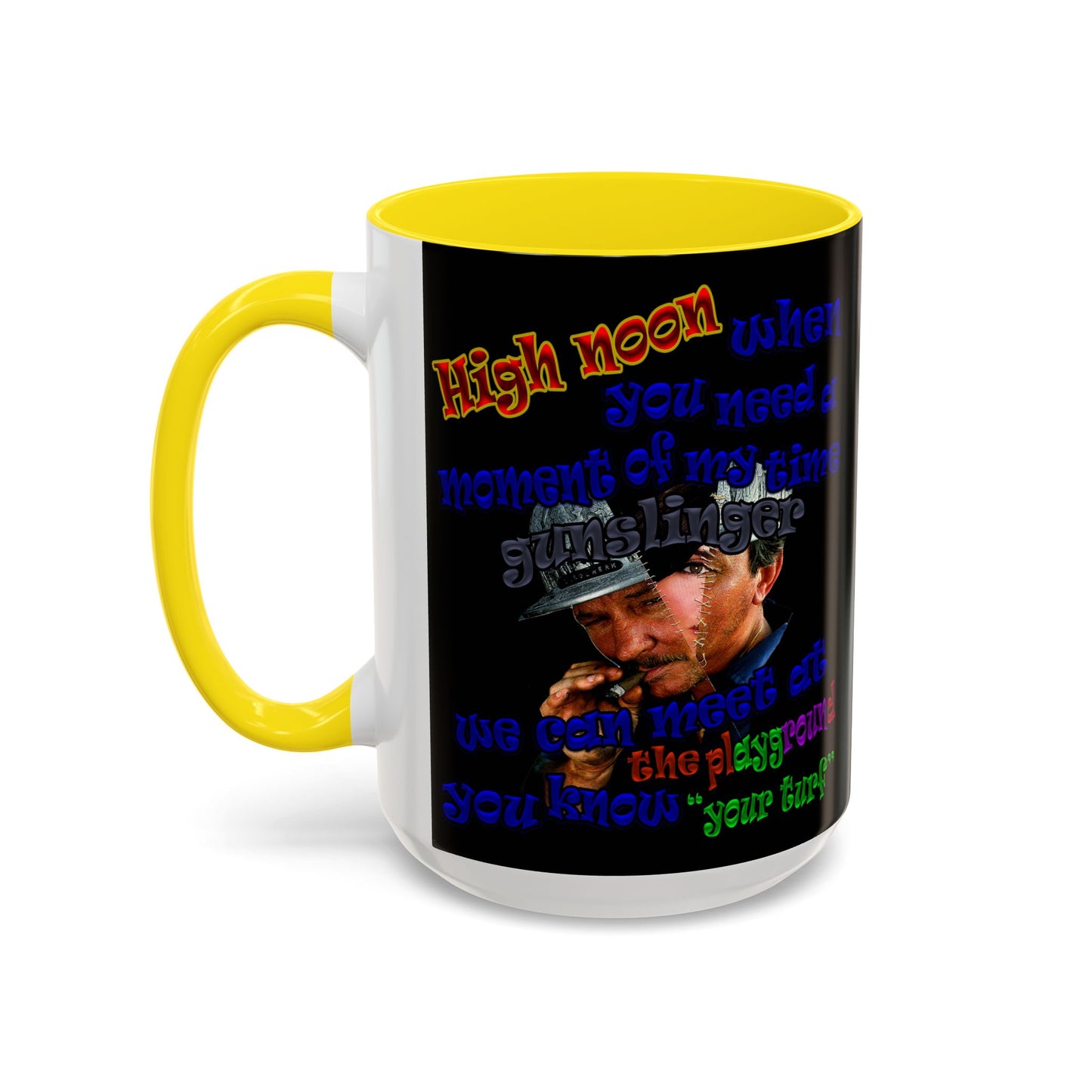high noon - Accent Mug (black)