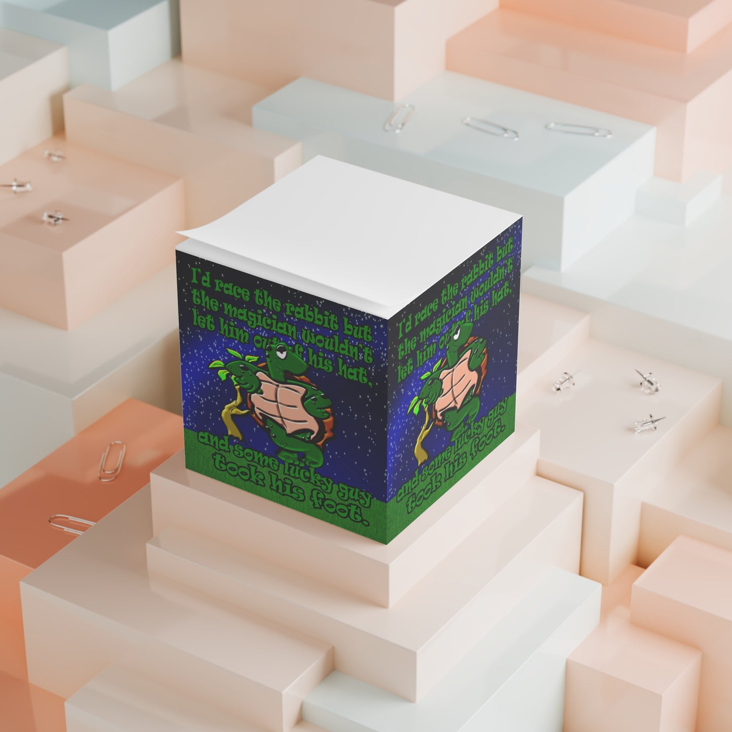 turtle race - note cube ('snoops' background)