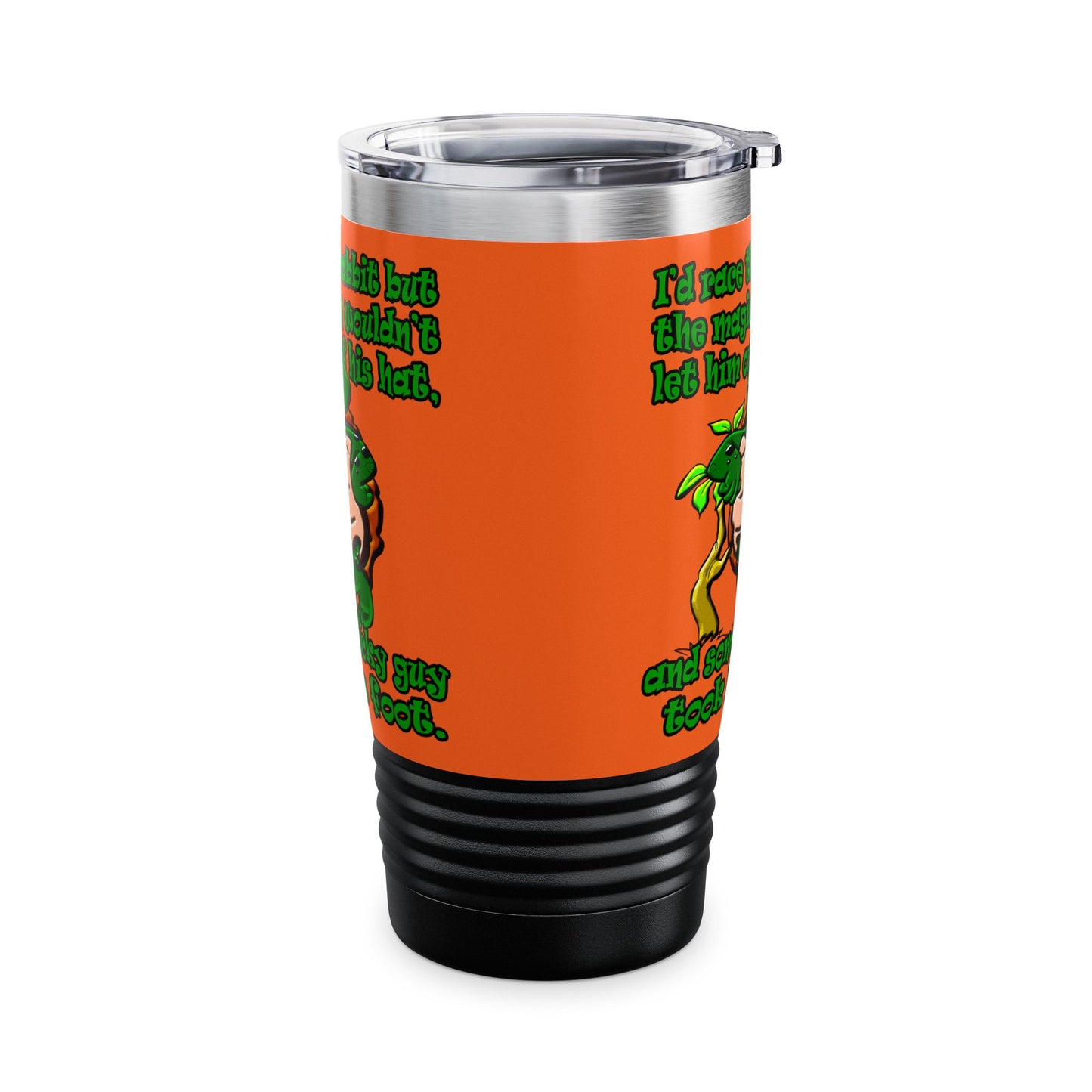 turtle race - Ringneck Tumbler, 20oz (orange)