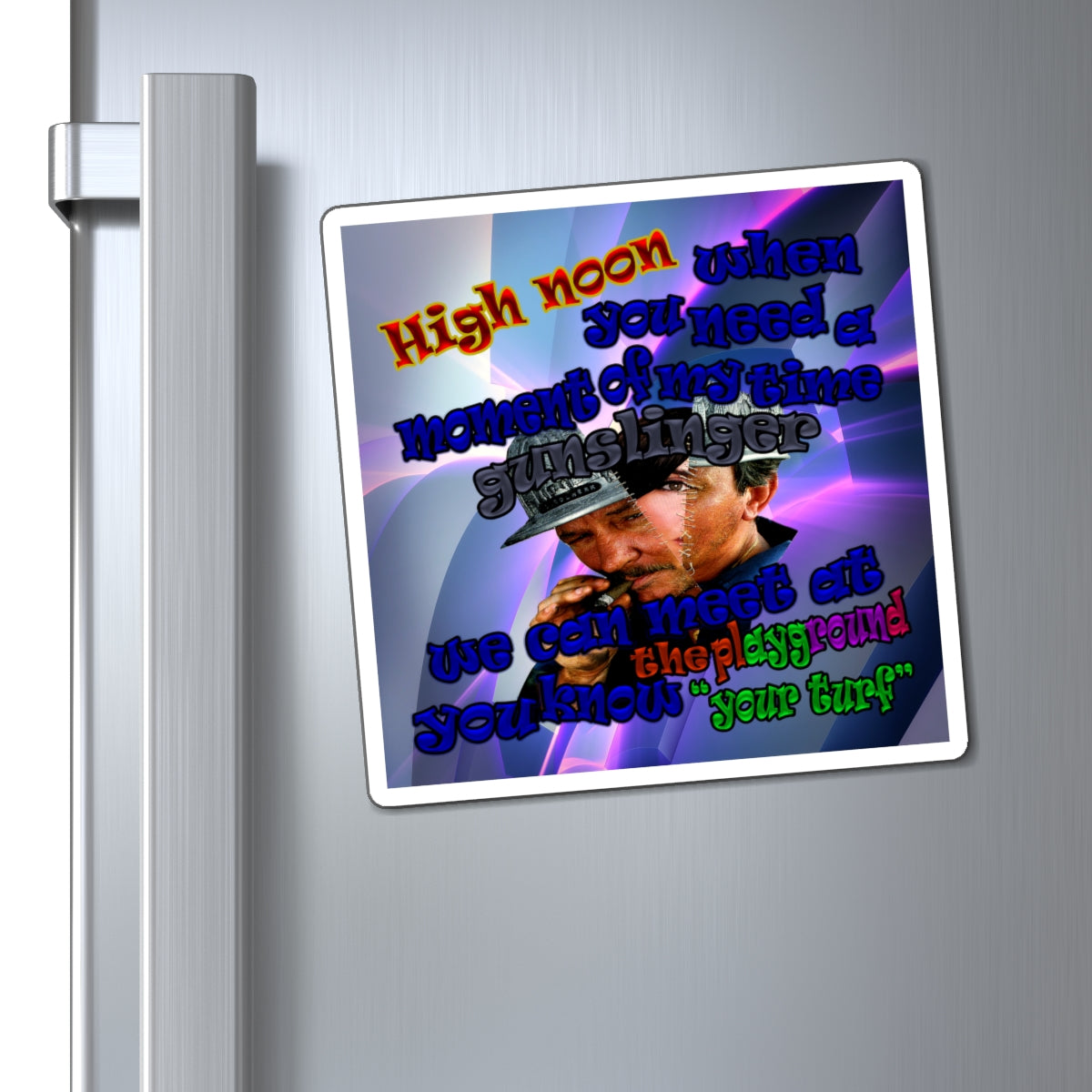 high noon - Magnets - (grey-pink wave)