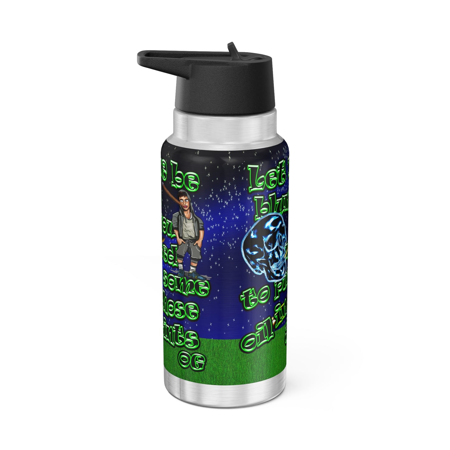 og - Gator Tumbler, 32oz ('snoops' background)
