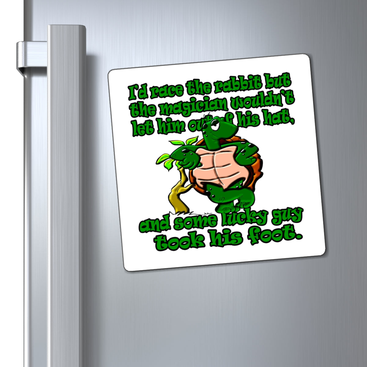 turtle race - Magnets - (white)