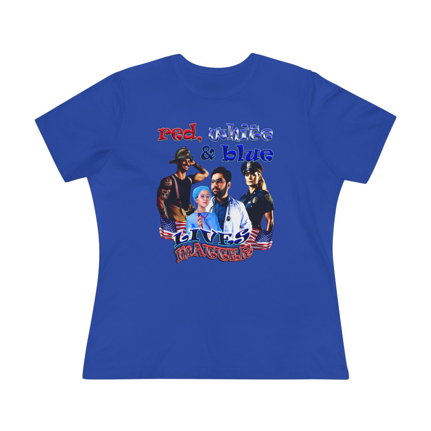 rw&b lives matter - Women's Premium Tee