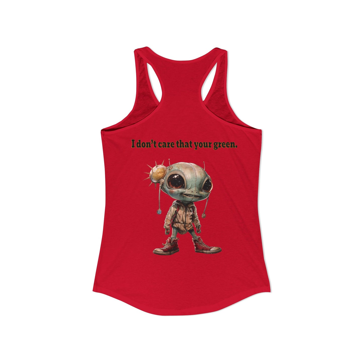 I don't care that your grey - Women's Ideal Racerback Tank