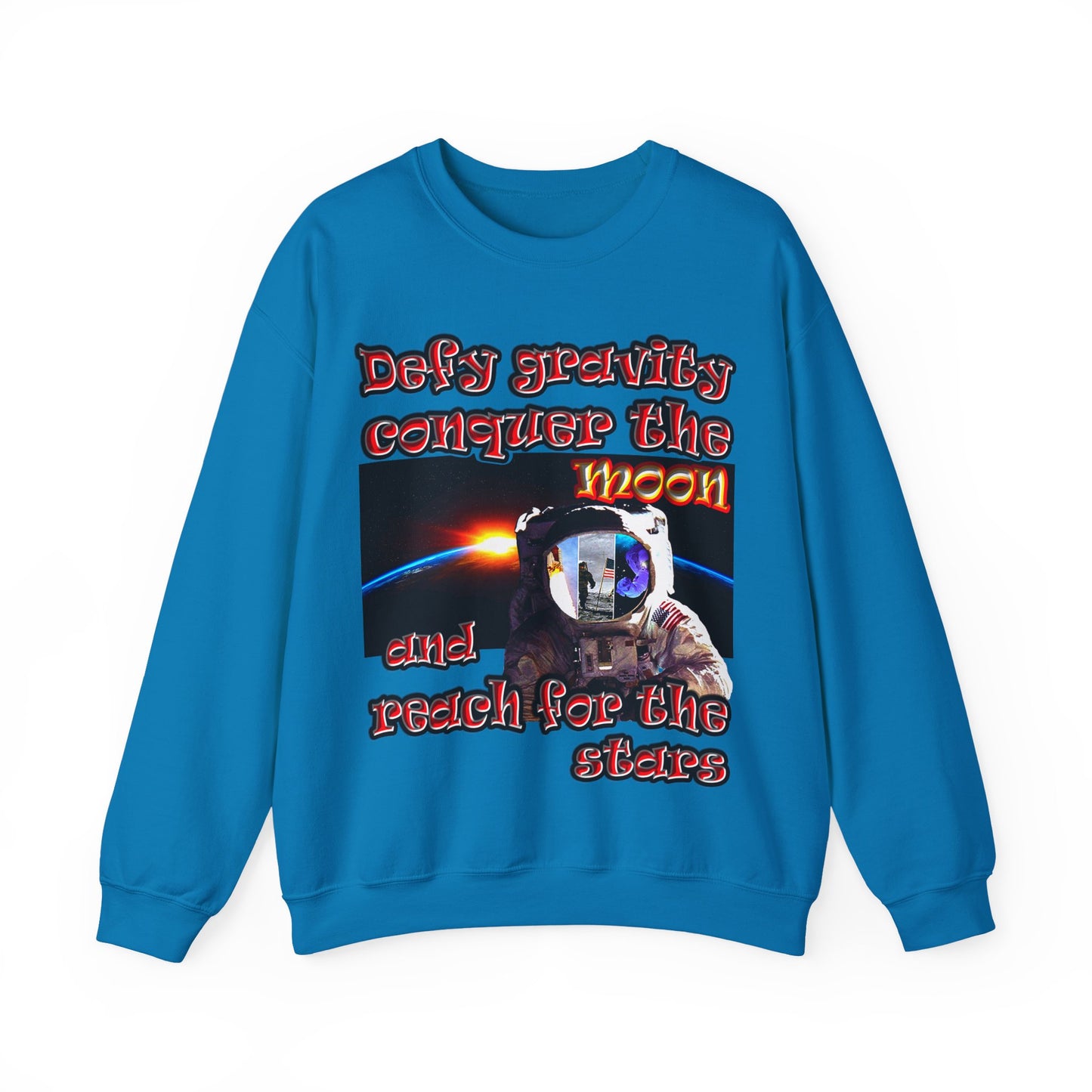 defy conquer reach - Unisex Heavy Blend™ Crewneck Sweatshirt