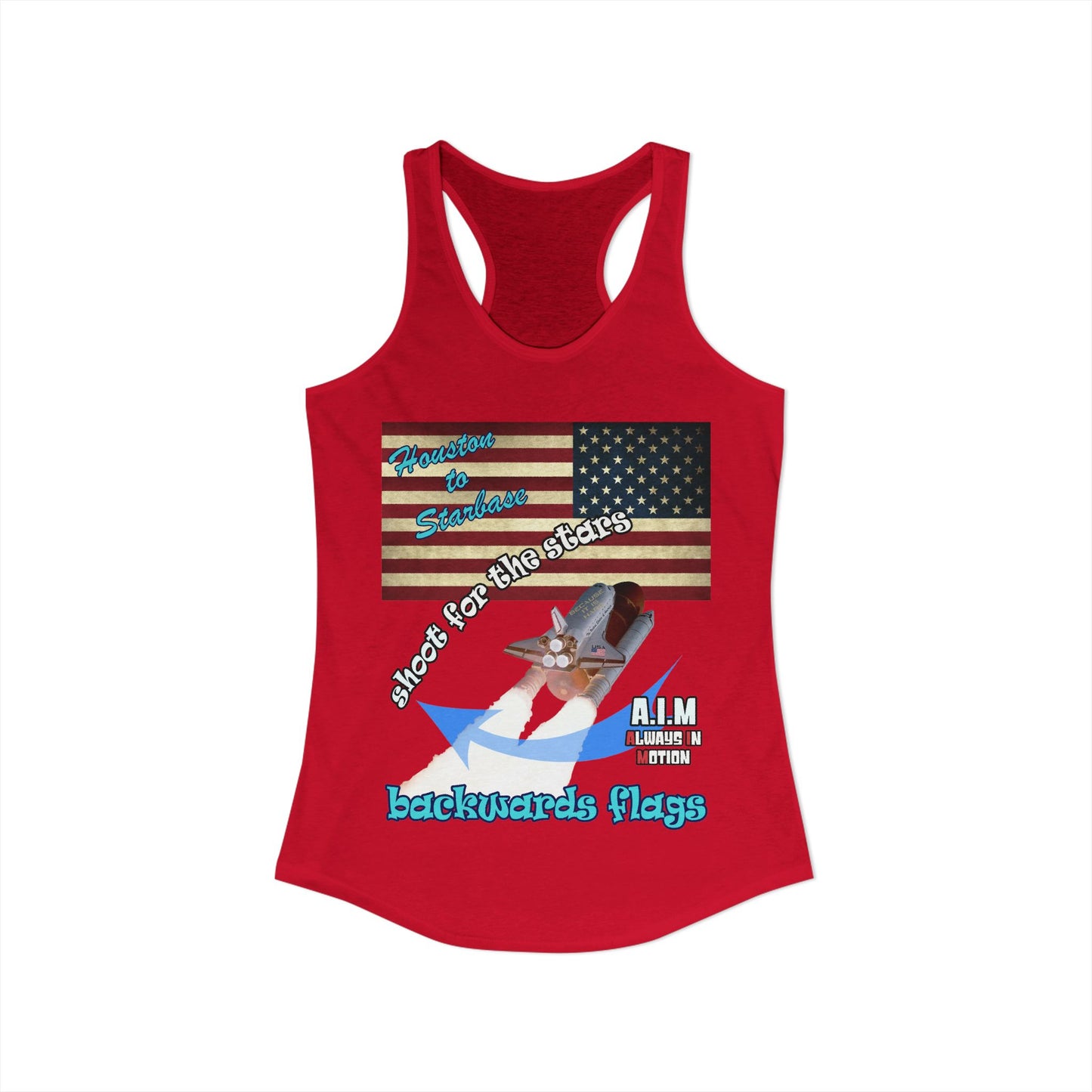 shoot for the stars - Women's Ideal Racerback Tank