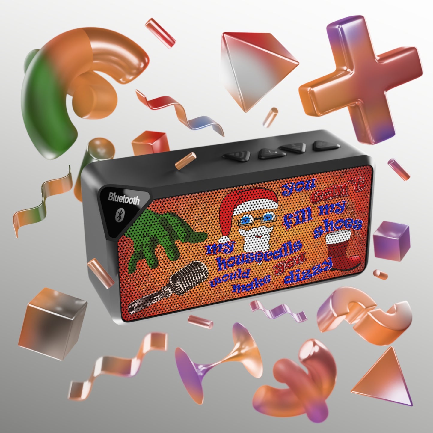 santa's shoes - Jabba Bluetooth Speaker (burnt orange)
