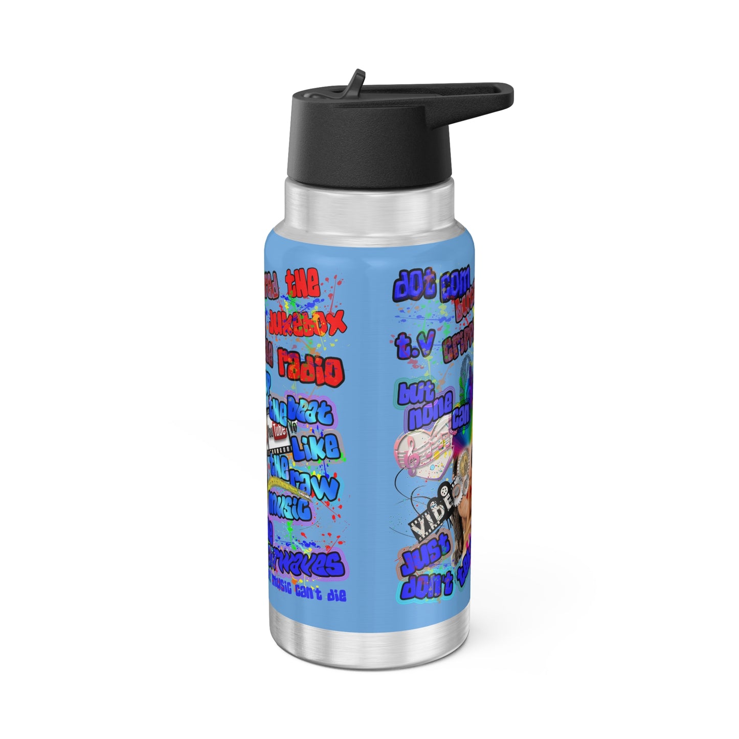drop the beat - Gator Tumbler, 32oz (light blue)
