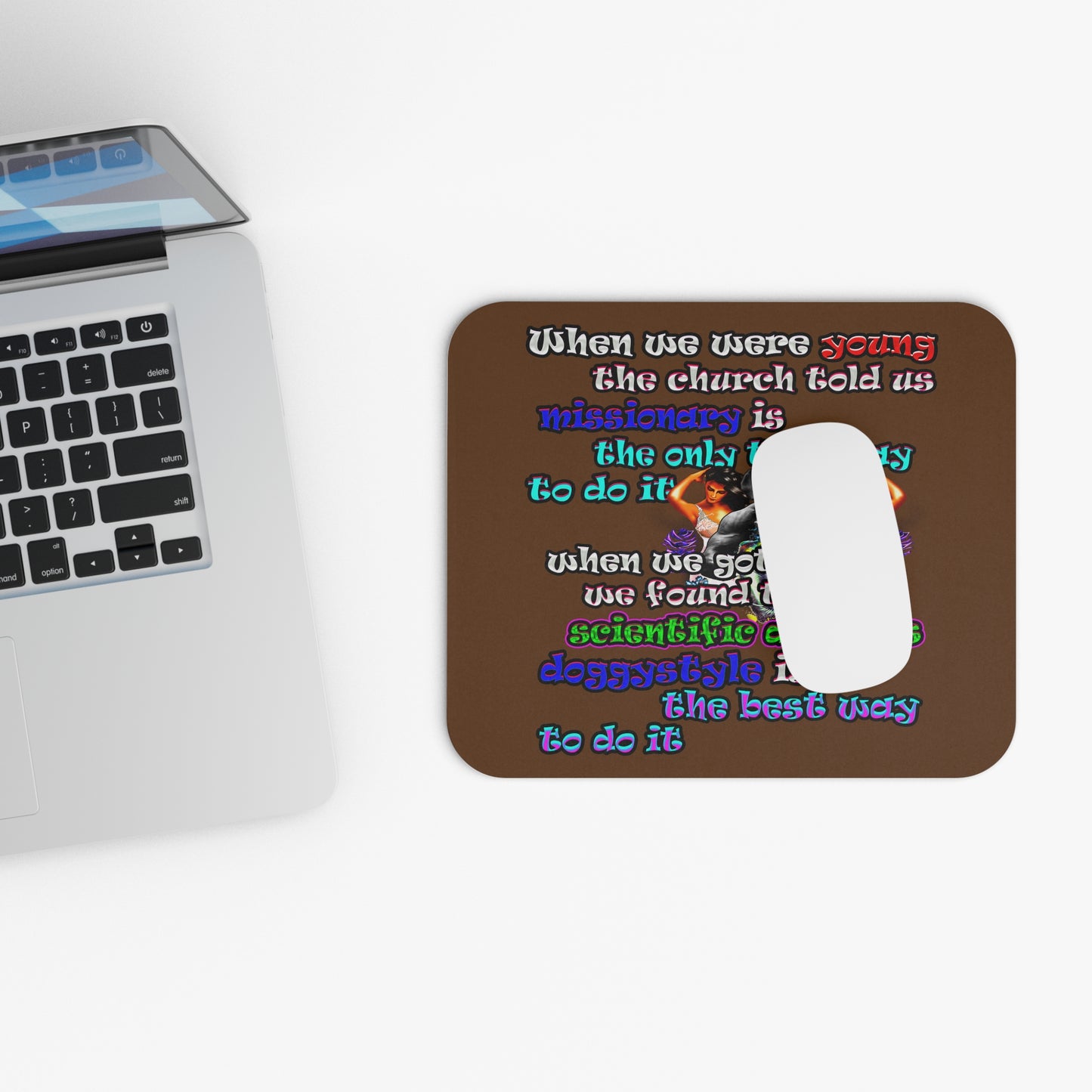 doggystyle - Mouse Pad (Rectangle) (brown)
