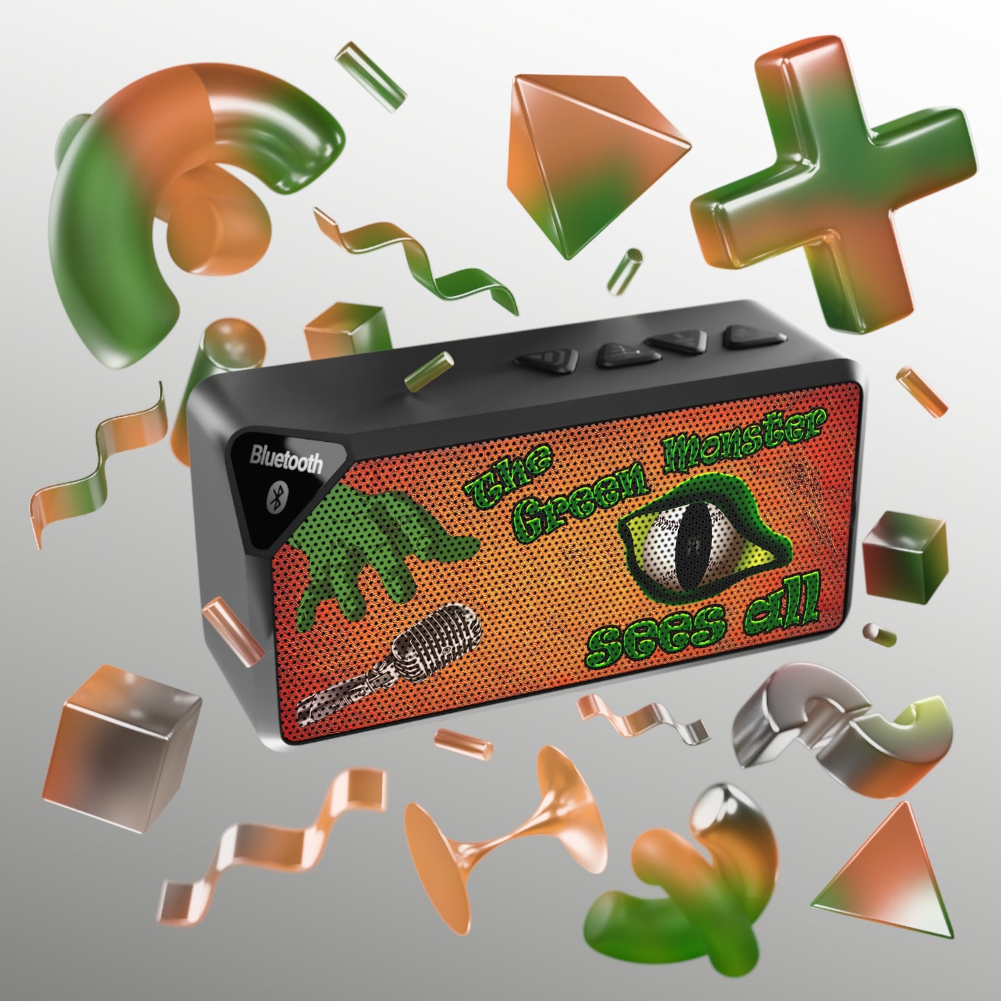 green monster - Jabba Bluetooth Speaker (burnt orange)