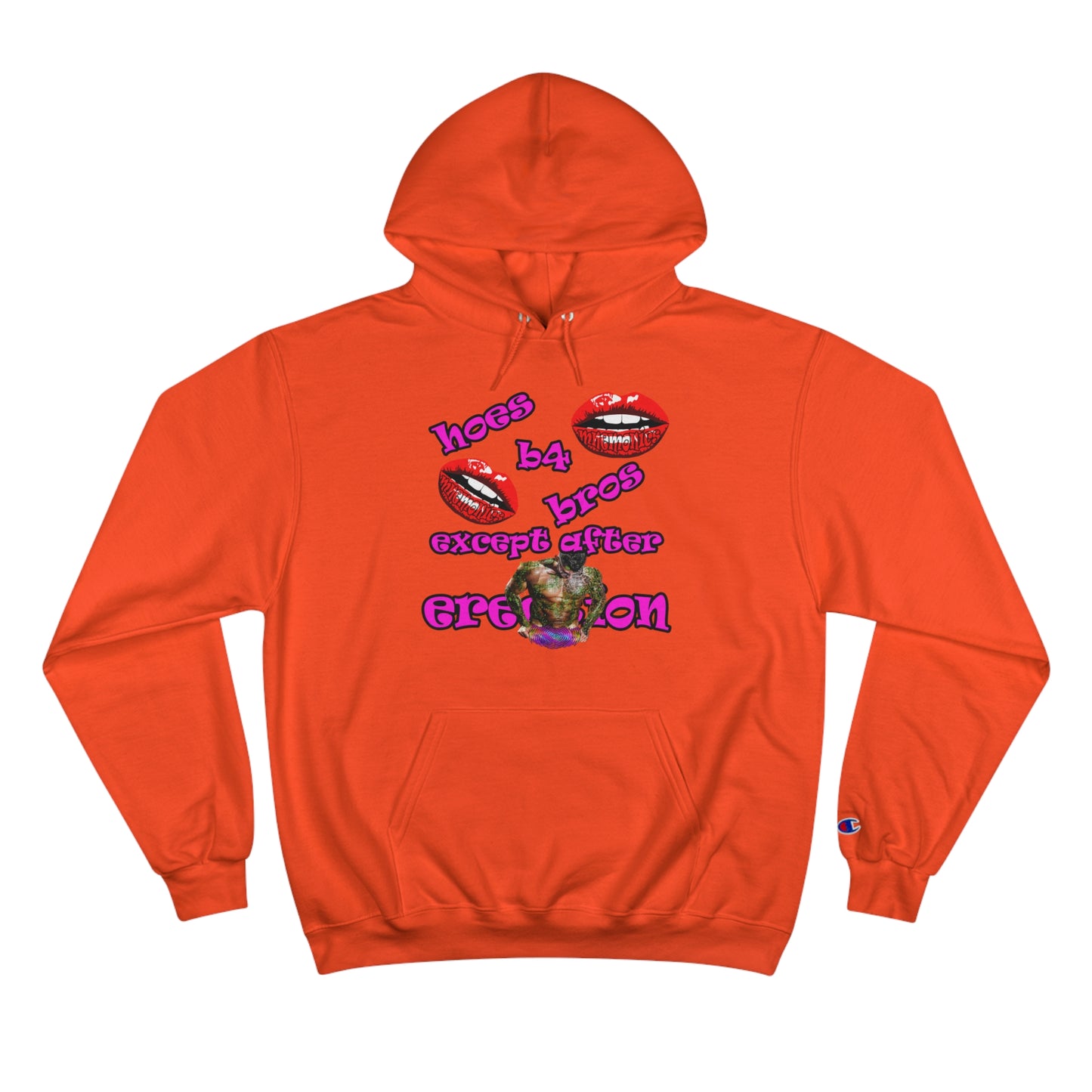 hoes b4 bros - Champion Hoodie
