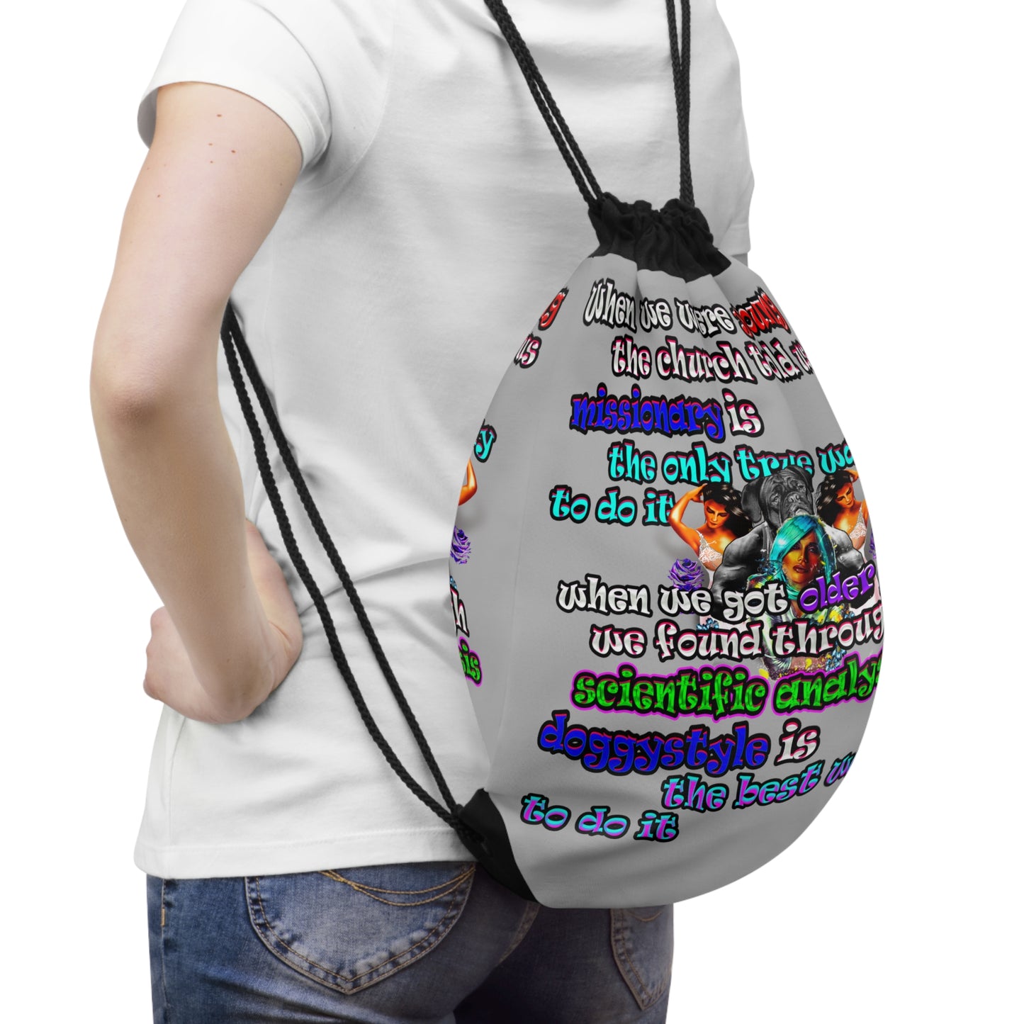 doggystyle - Drawstring Bag (light grey)