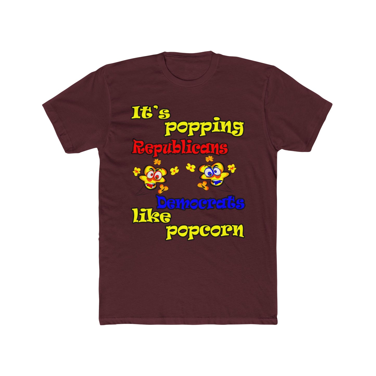 popping like popcorn - Men's Cotton Crew Tee