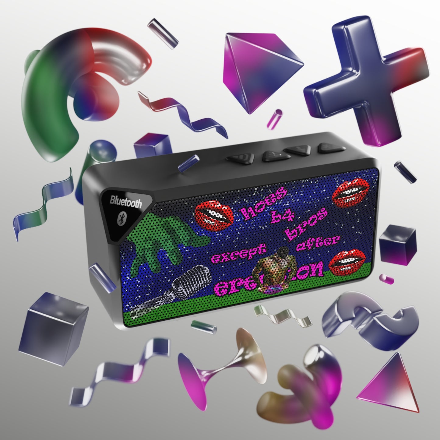 hoes b4 bros - Jabba Bluetooth Speaker ('snoops' background)