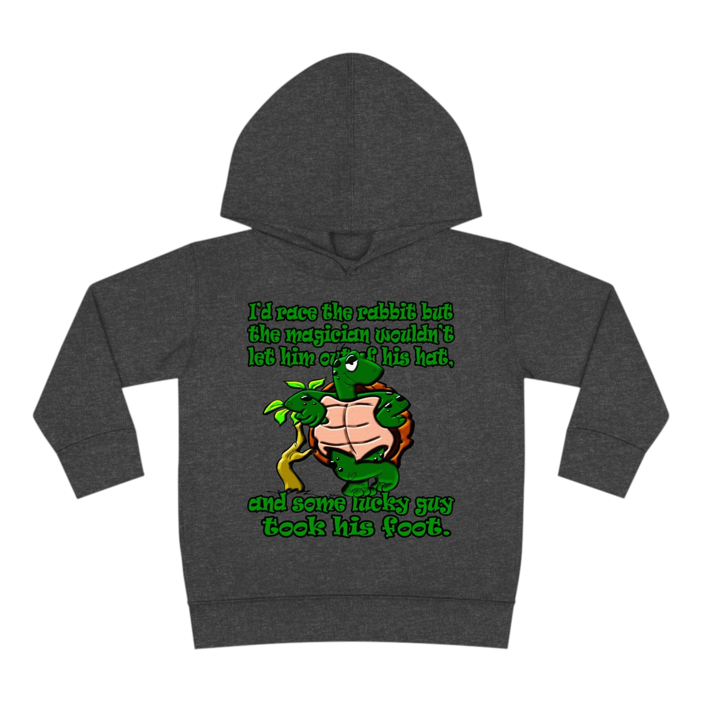 turtle race - Toddler Pullover Fleece Hoodie
