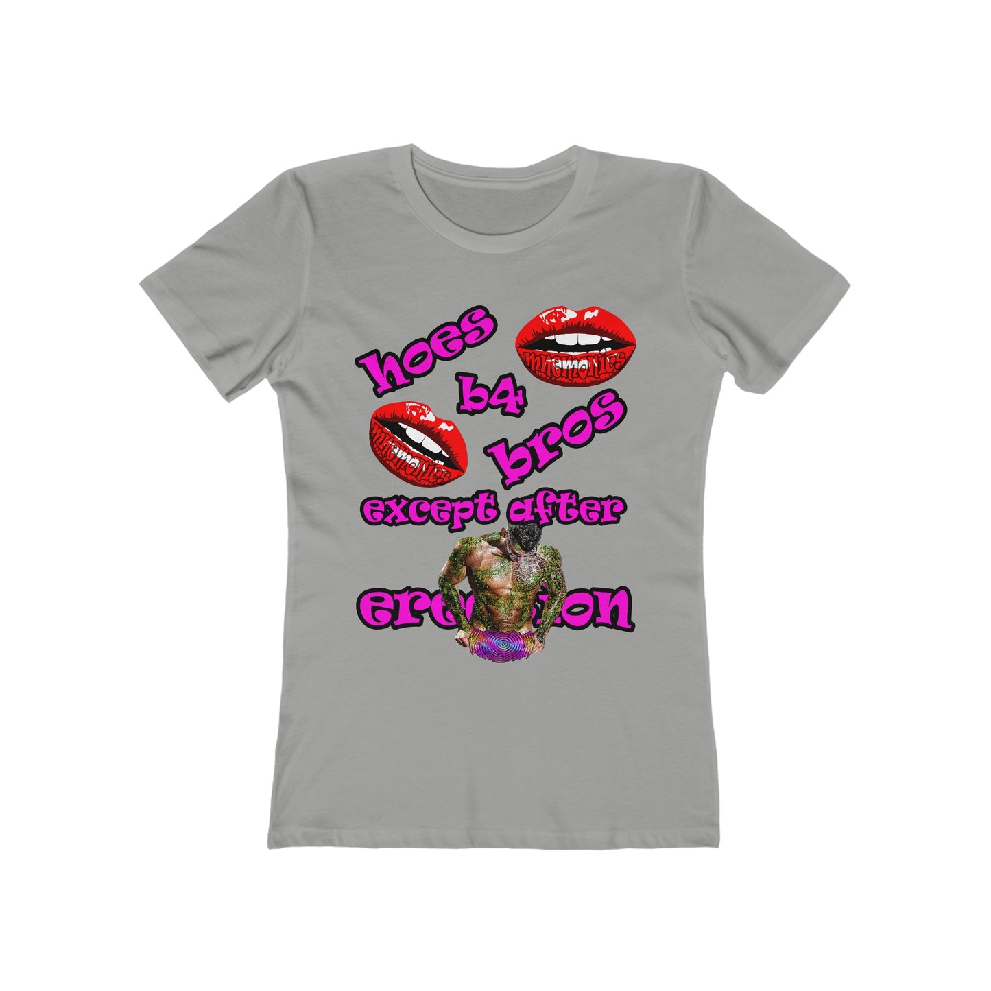 hoes b4 bros - Women's The Boyfriend Tee