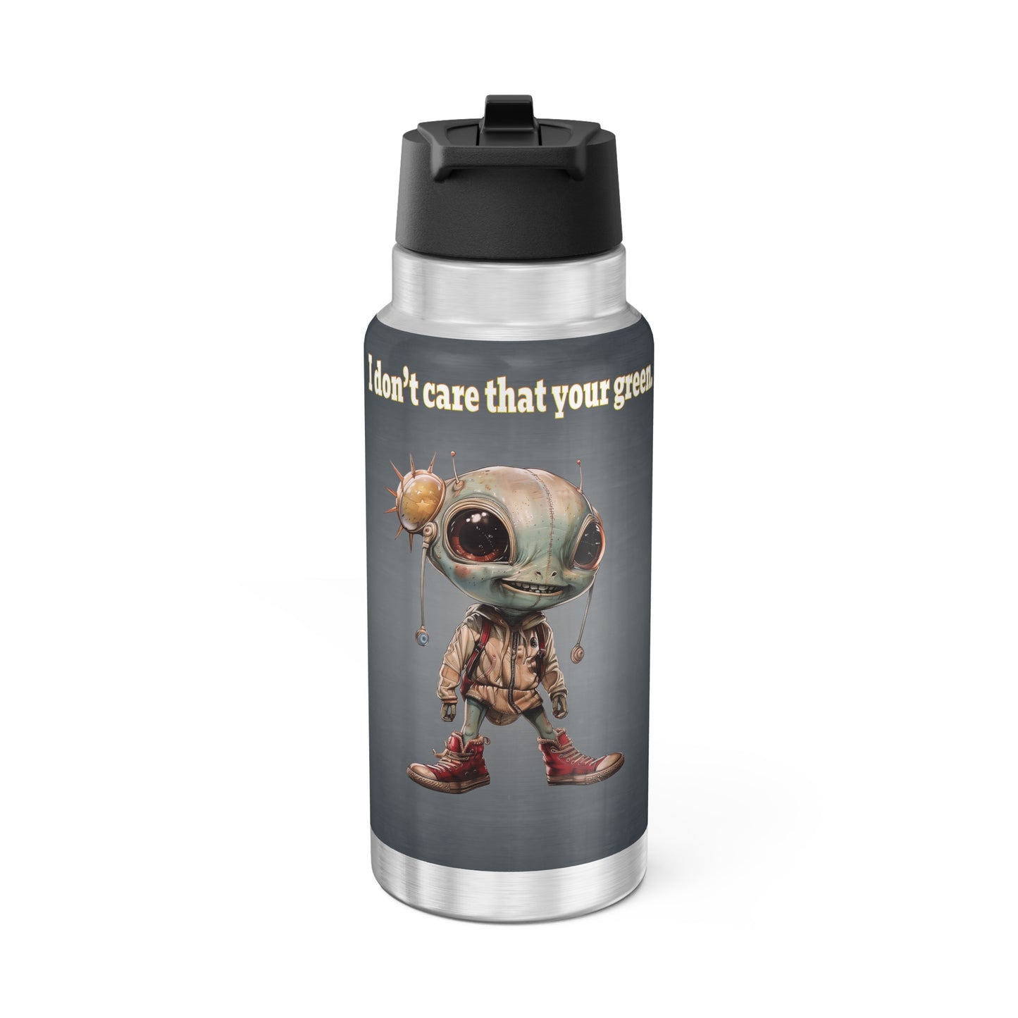 I don't care that your grey - Gator Tumbler, 32oz (grey-light grey)