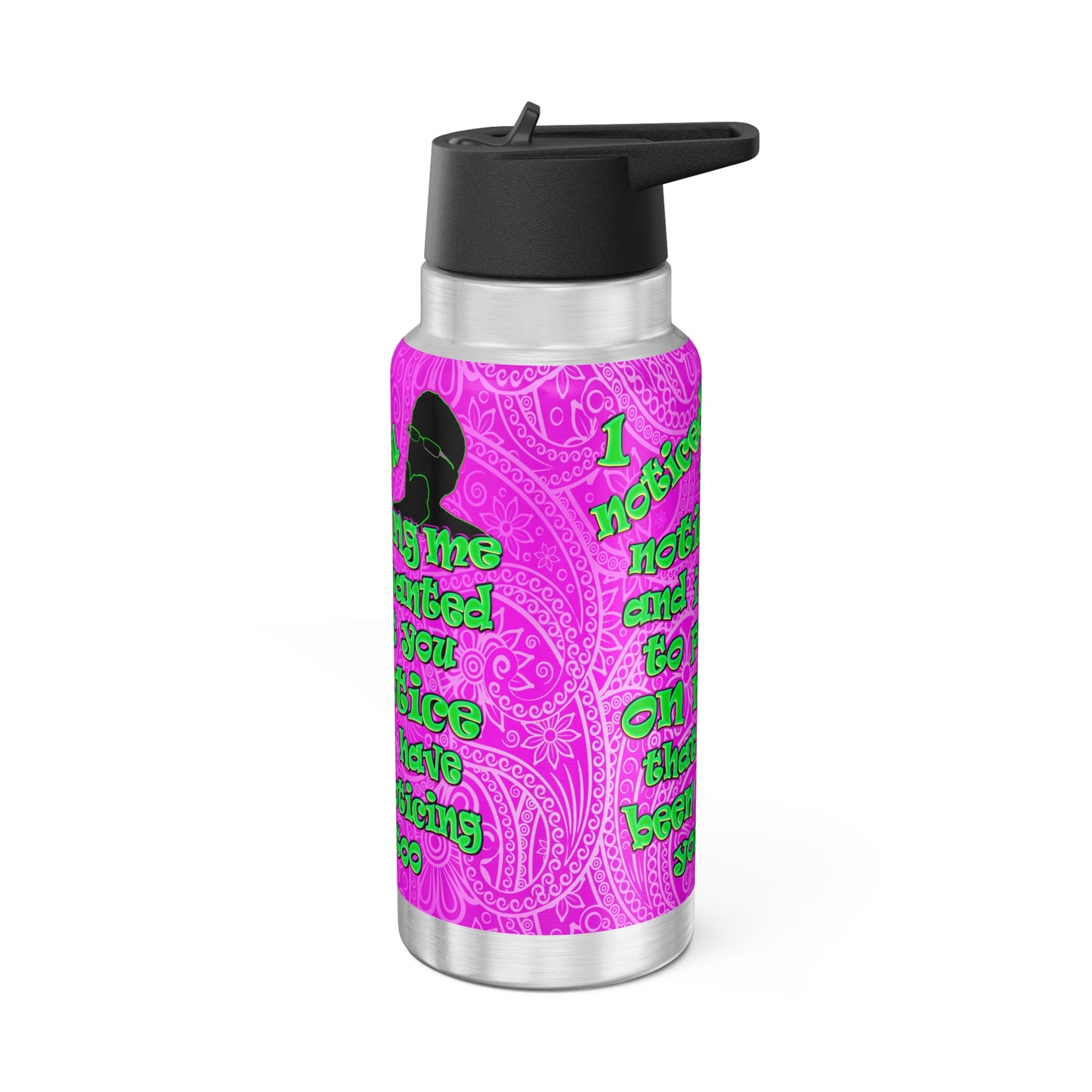 noticed you noticing - Gator Tumbler, 32oz (pink swirl)