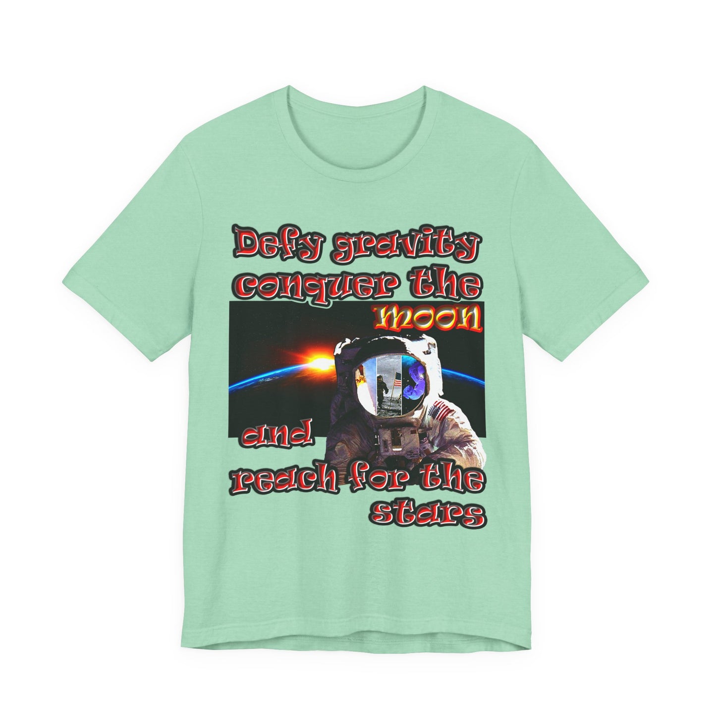 defy conquer reach - Unisex Jersey Short Sleeve Tee