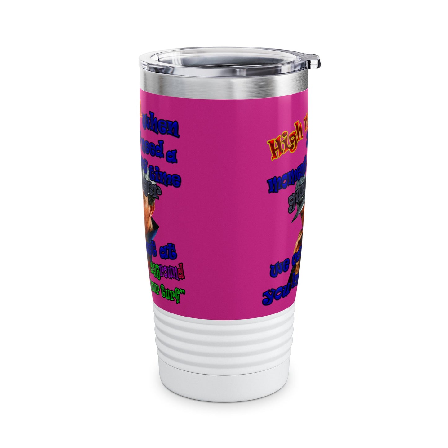 high noon - Ringneck Tumbler, 20oz (pink)