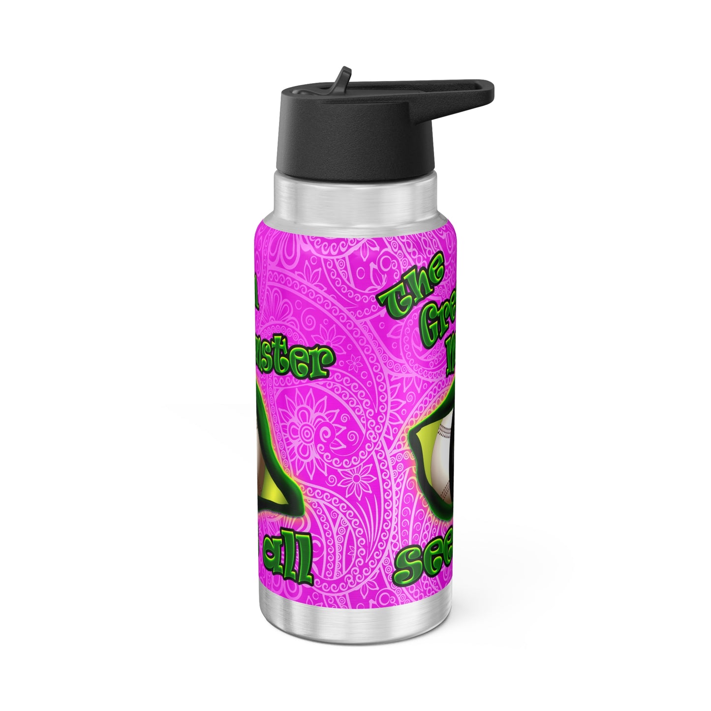 green monster - Gator Tumbler, 32oz (pink swirl)
