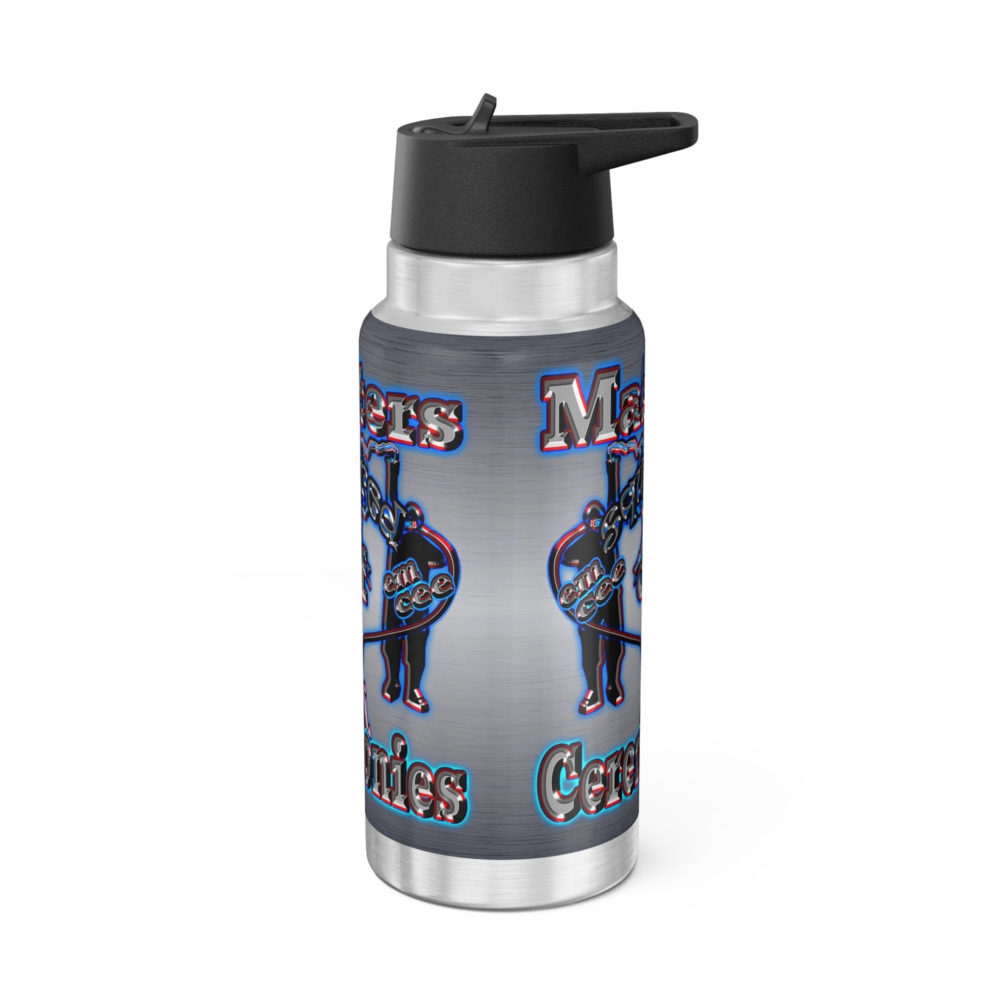 em cee squared - Gator Tumbler, 32oz (brushed nickel)