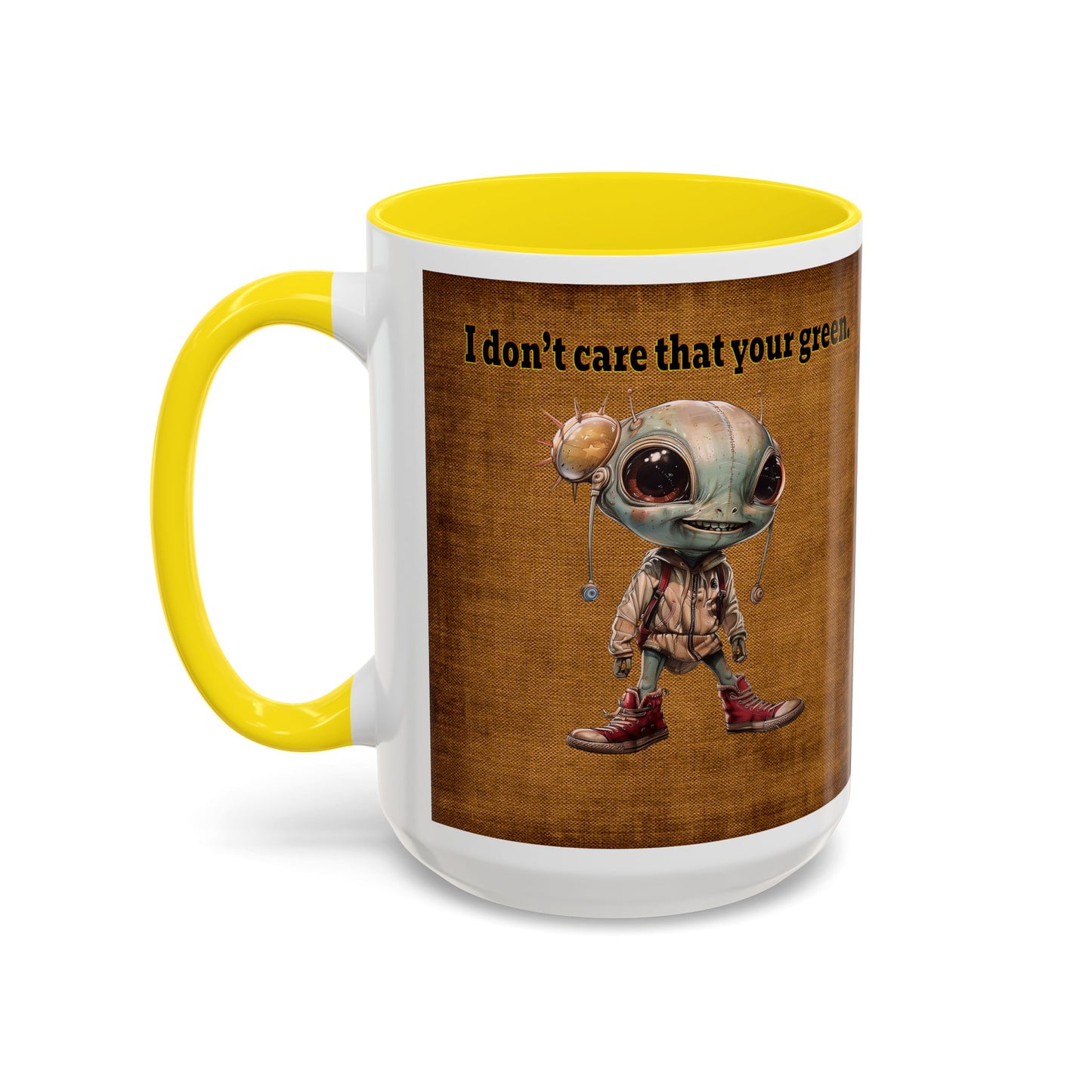 I don't care that your grey - Accent Mug (brown papyrus)