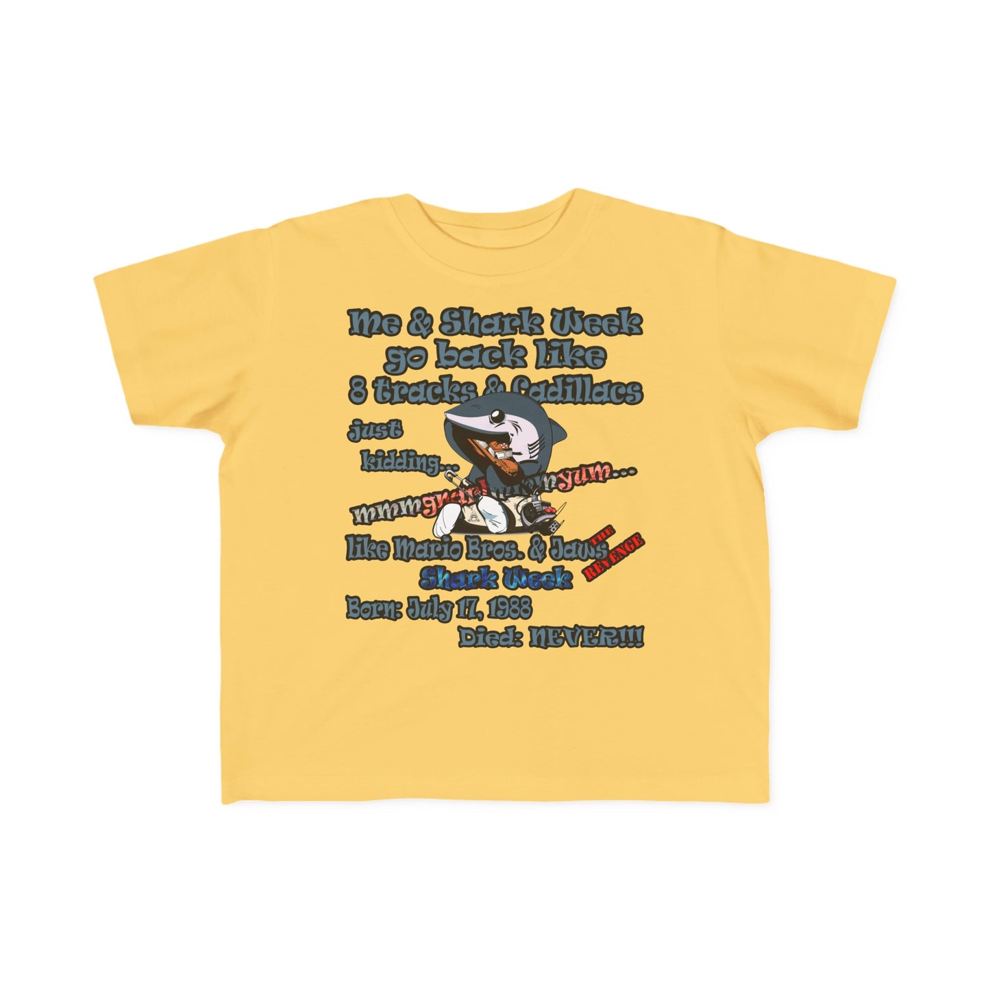 shark week - Toddler's Fine Jersey Tee