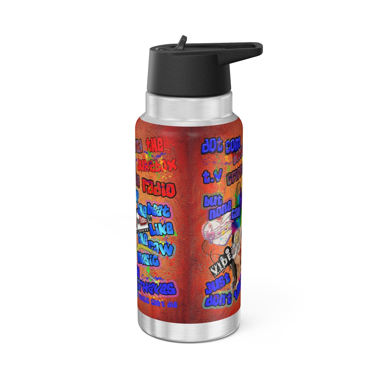drop the beat - Gator Tumbler, 32oz (burnt orange)