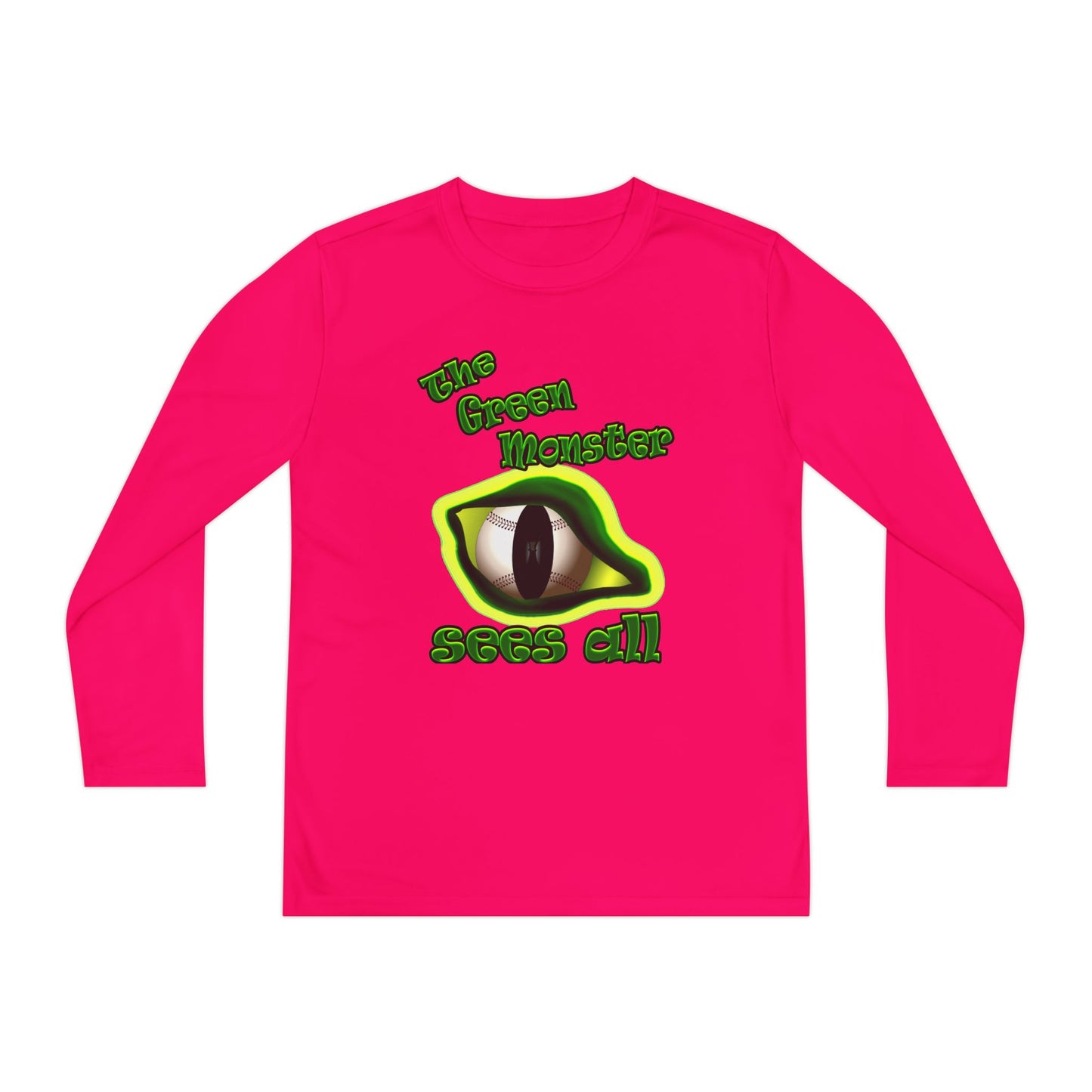 green monster - Youth Long Sleeve Competitor Tee