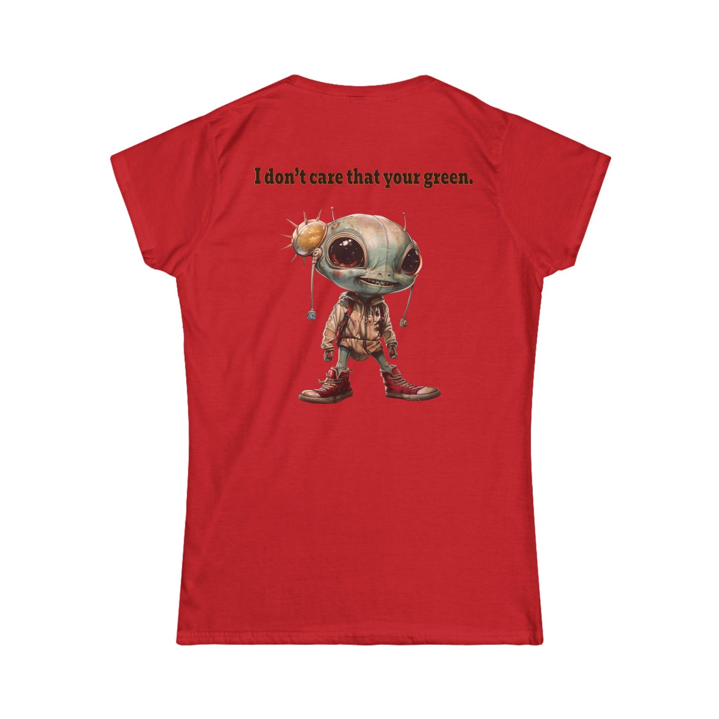 I don't care that your grey - Women's Softstyle Tee