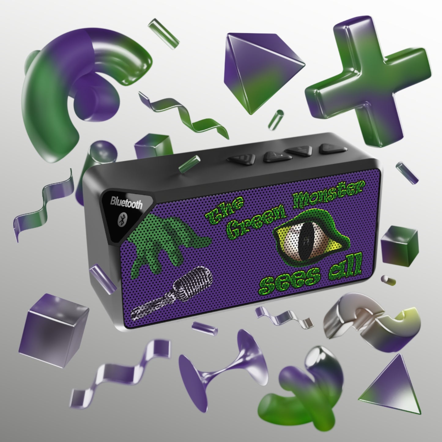 green monster - Jabba Bluetooth Speaker (purple)