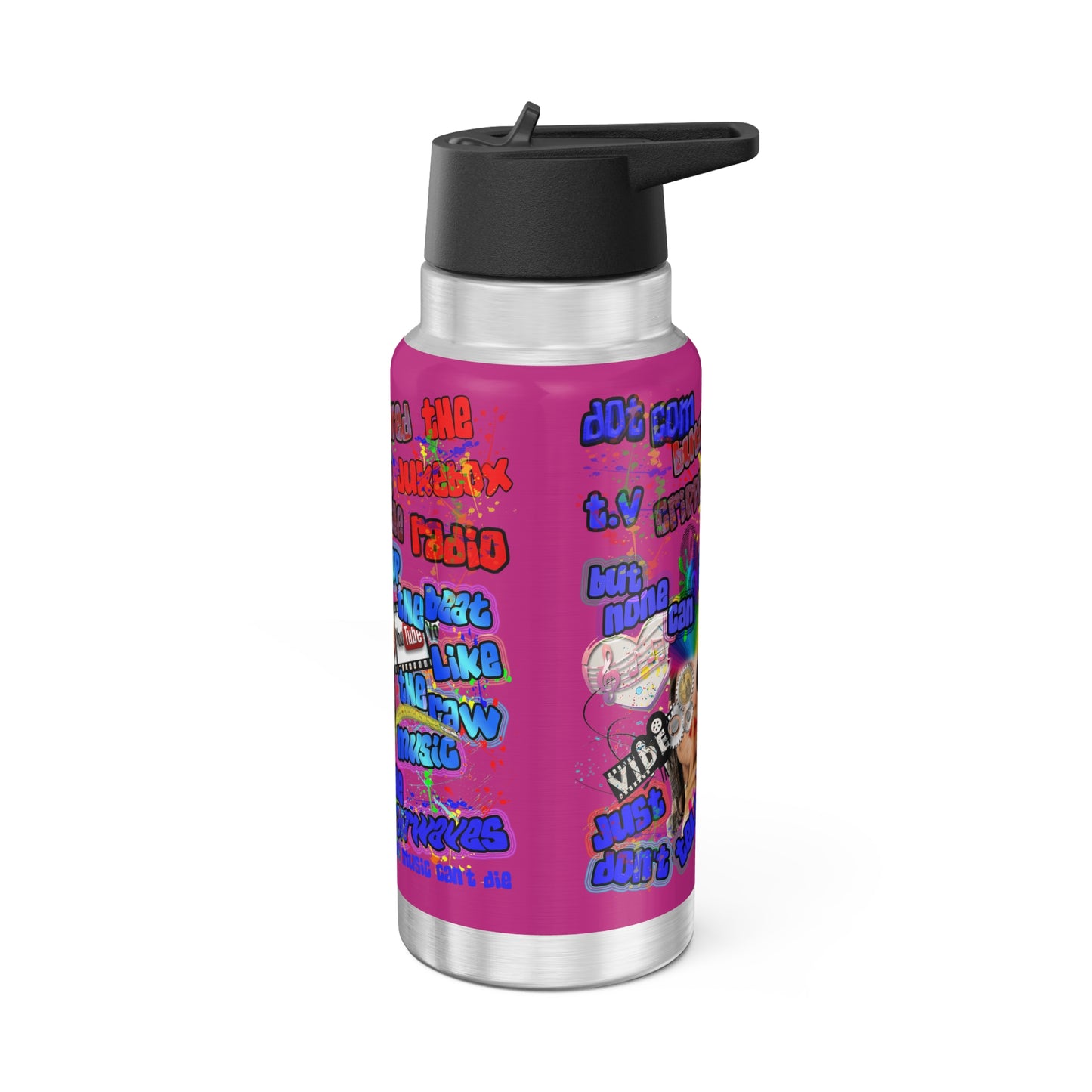 drop the beat - Gator Tumbler, 32oz (pink)