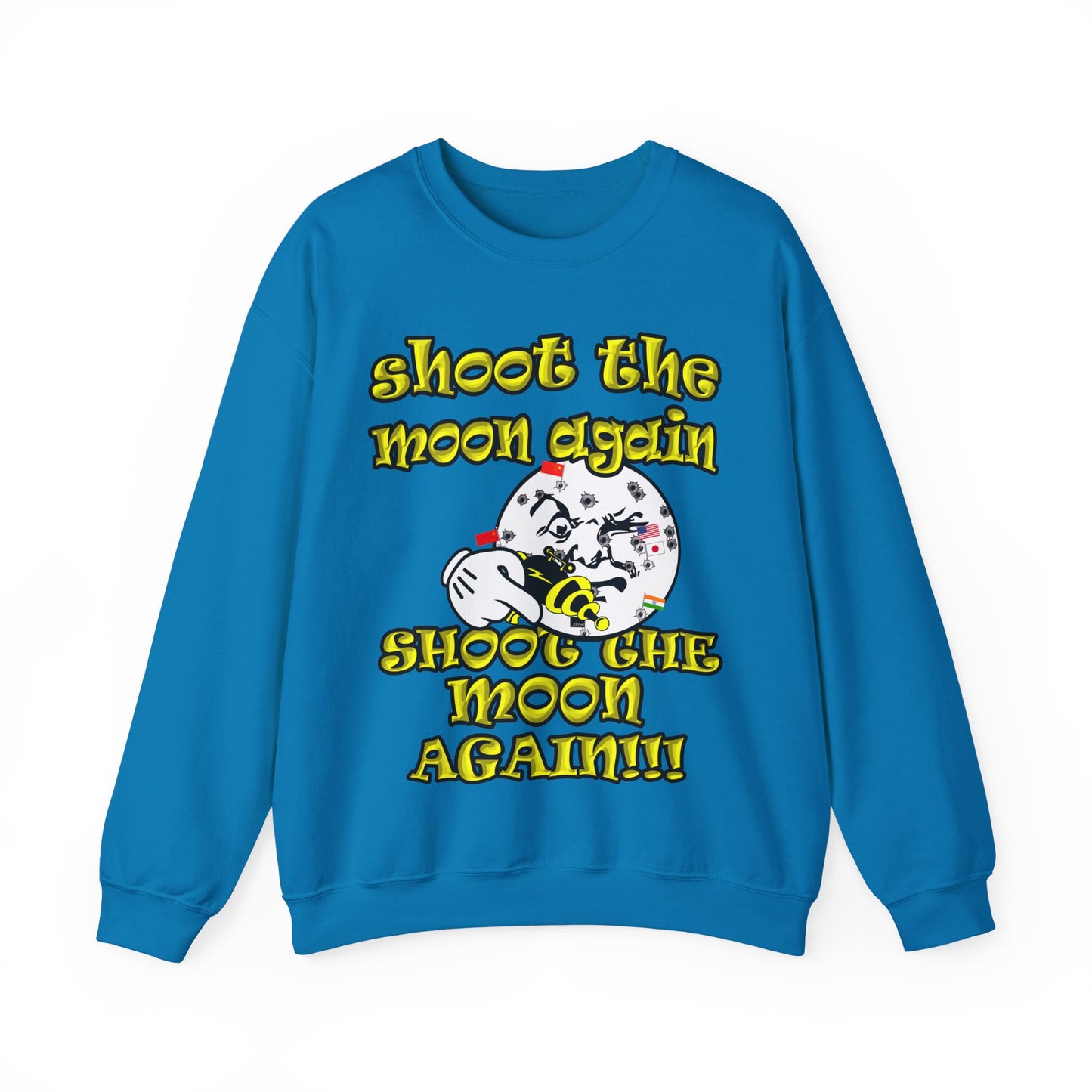 shoot the moon again - Unisex Heavy Blend™ Crewneck Sweatshirt