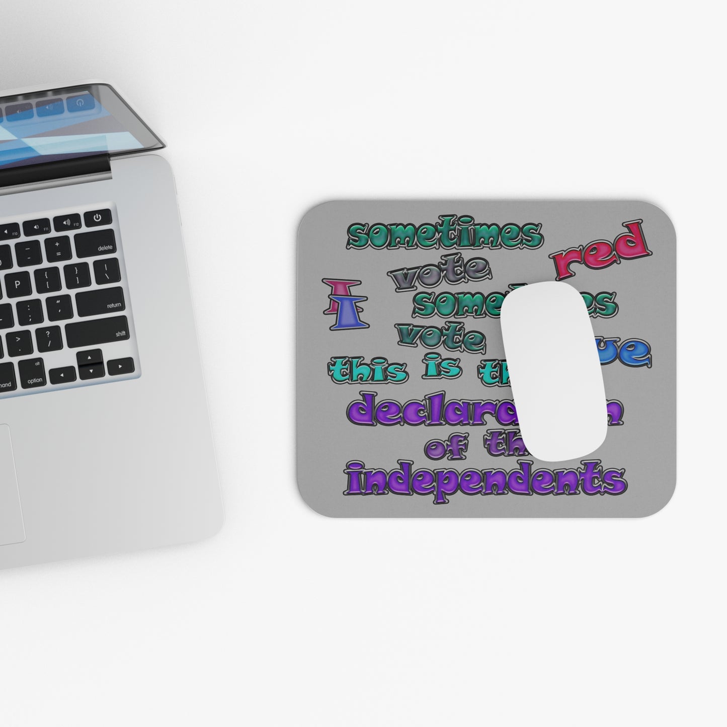 declaration of the independents - Mouse Pad (Rectangle) (light grey)