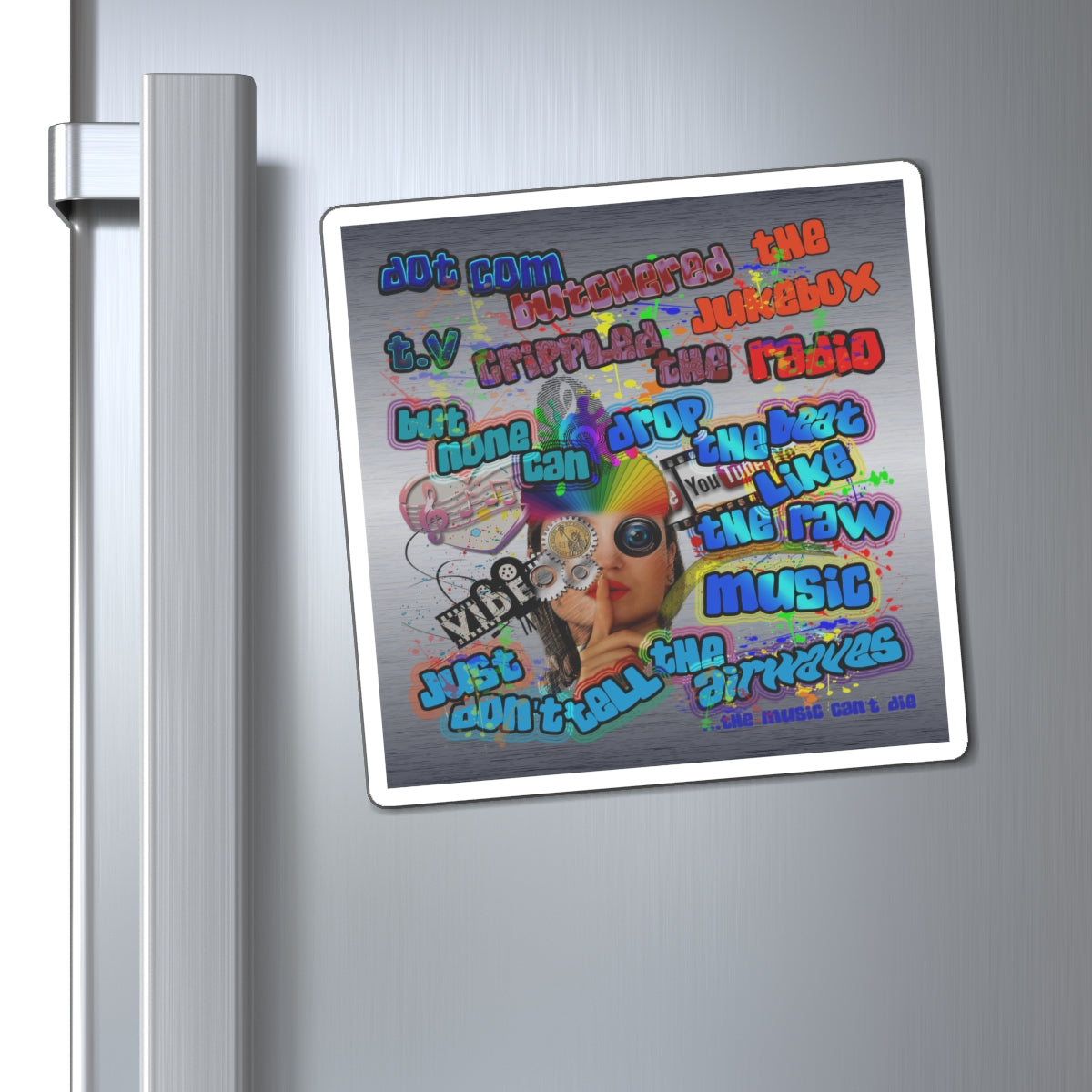 drop the beat - Magnets - (brushed nickel)