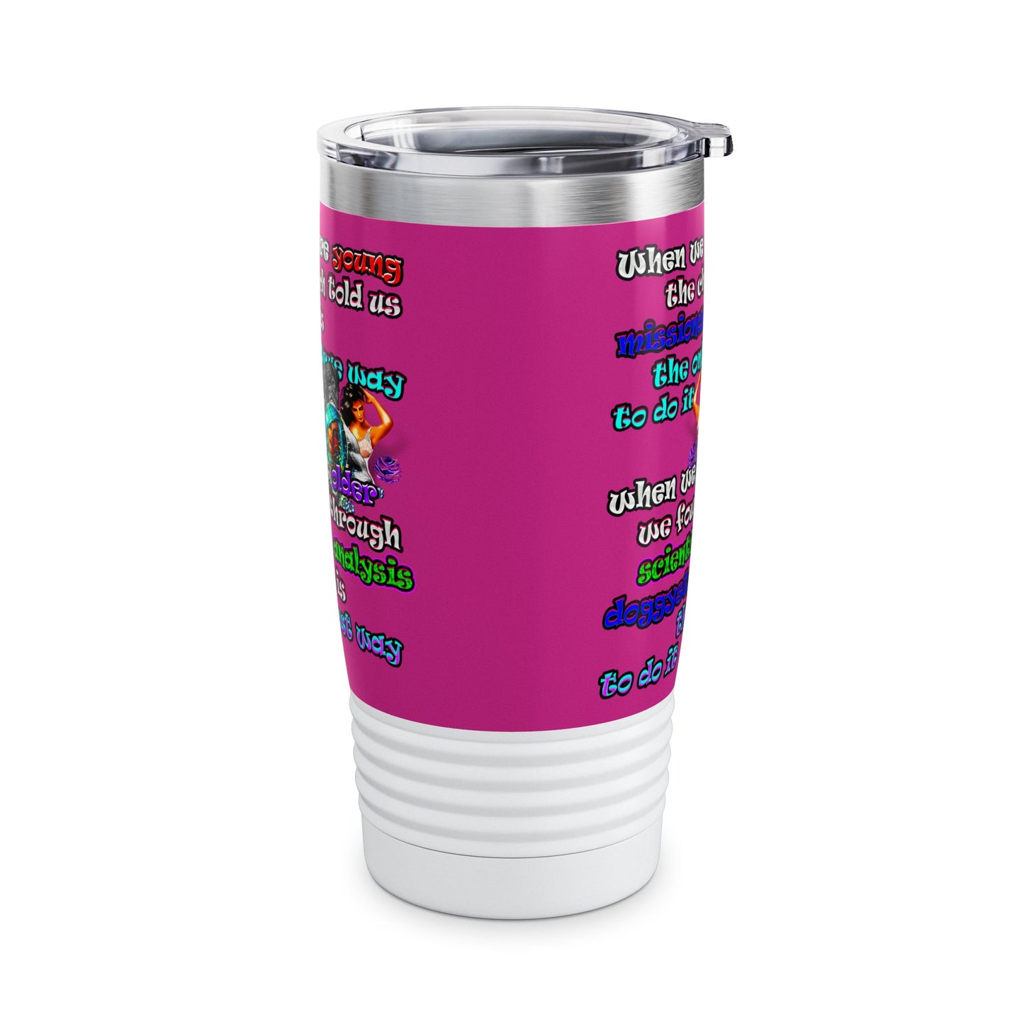 doggystyle - Ringneck Tumbler, 20oz (pink)