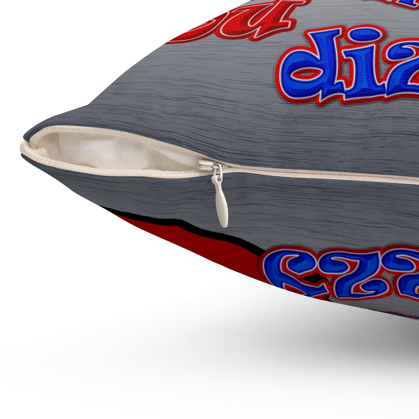 santa's shoes - Spun Polyester Square Pillow - (brushed nickel)