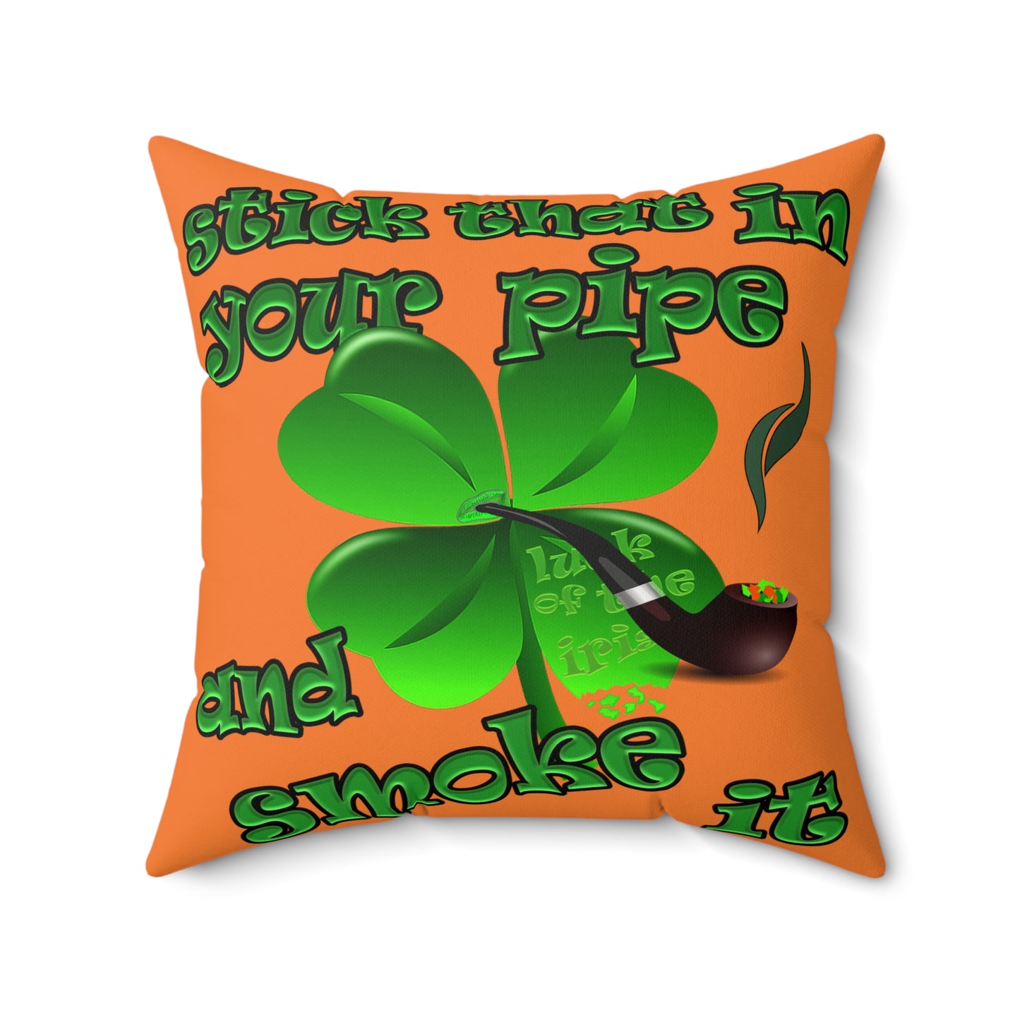 celtics logo - Faux Suede Square Pillow - (crusta)