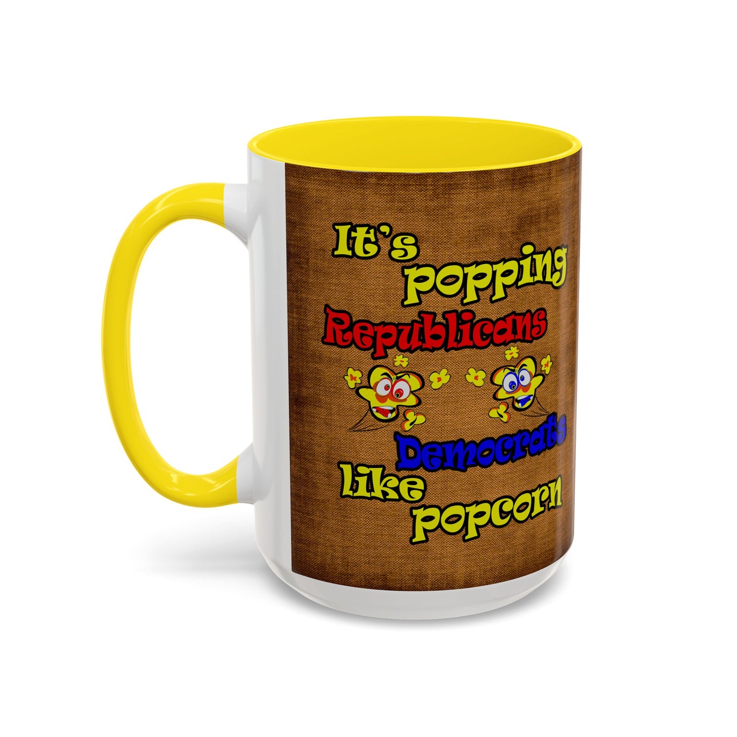 popping like popcorn - Accent Mug (brown papyrus)