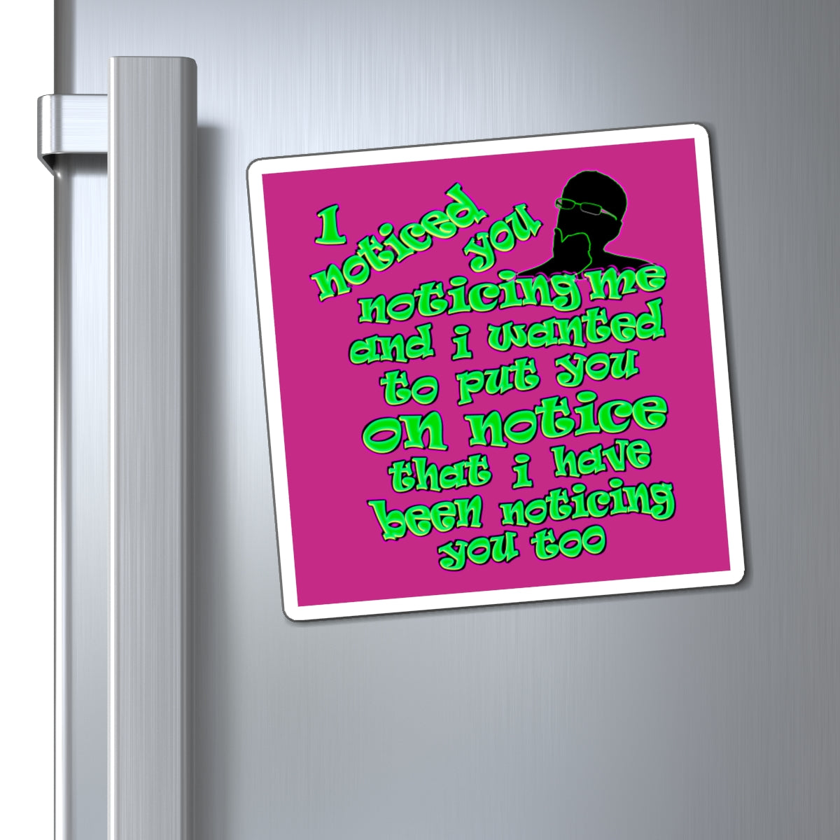 noticed you noticing - Magnets - (pink)