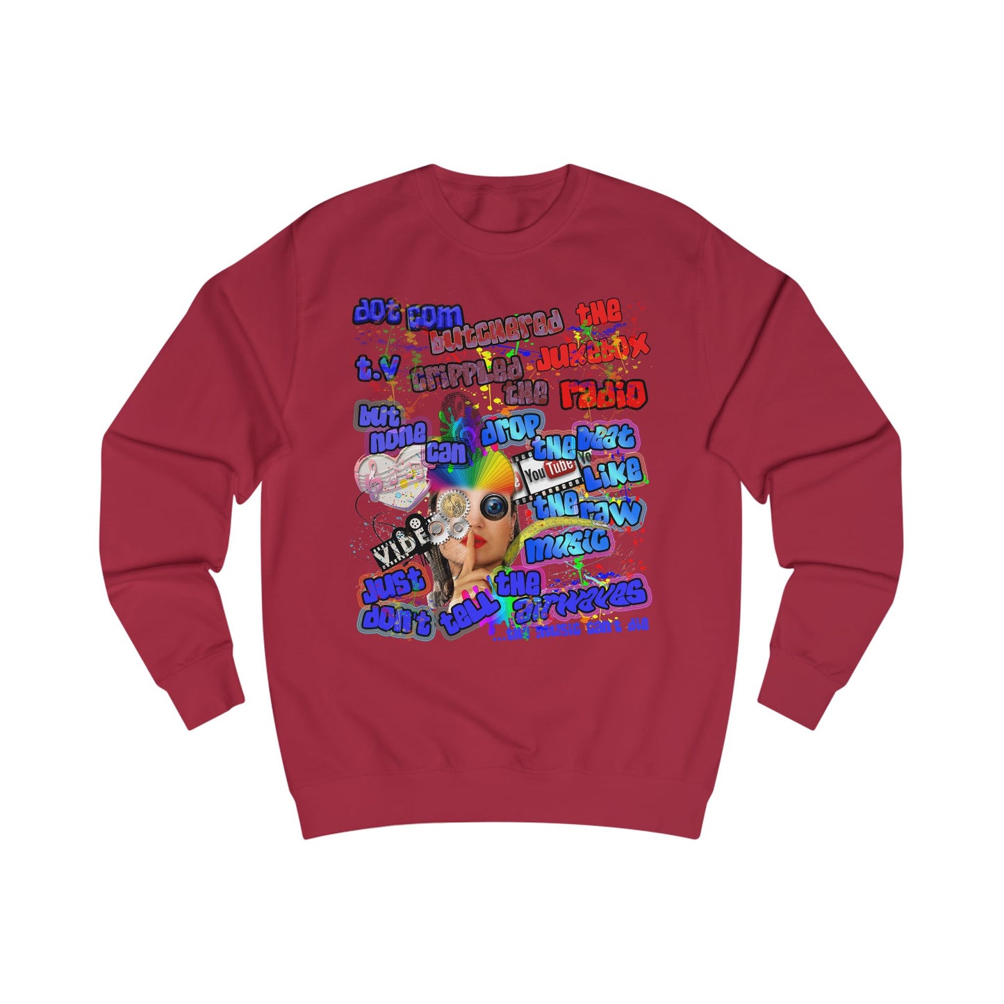 drop the beat - Men's Sweatshirt
