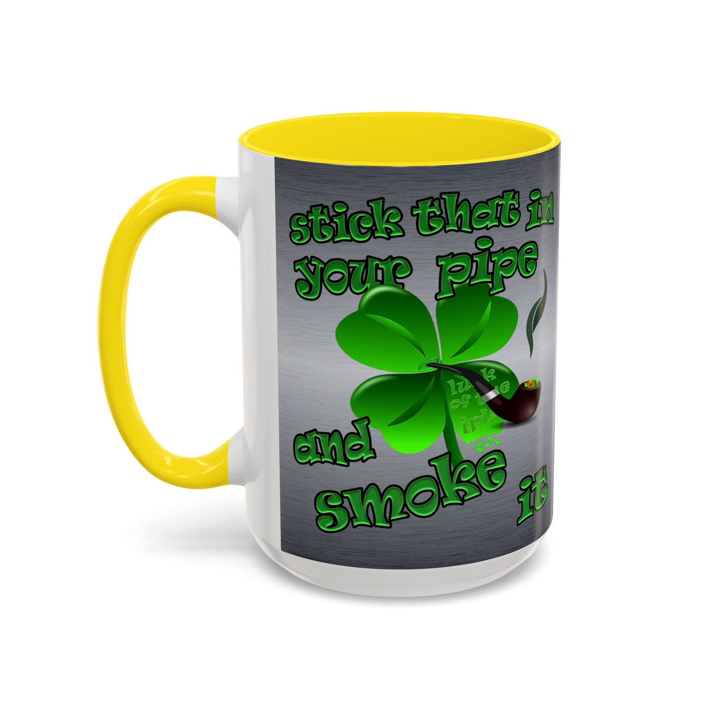 celtics logo - Accent Mug (brushed nickel)
