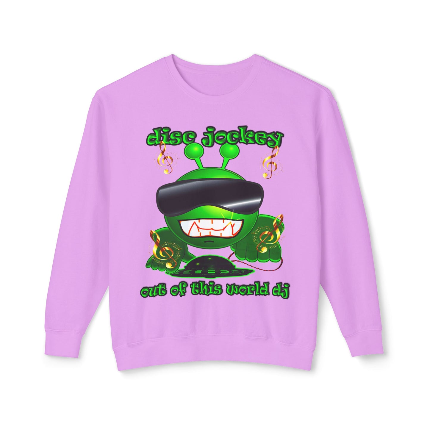 disc jockey - Unisex Lightweight Crewneck Sweatshirt