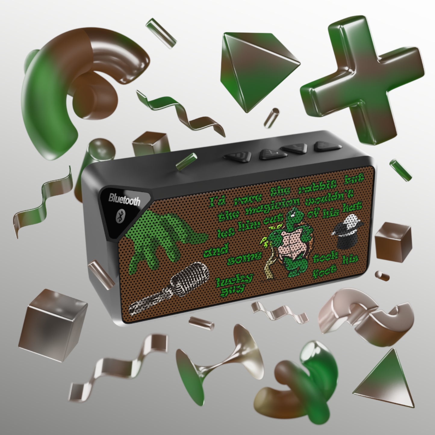 turtle race - Jabba Bluetooth Speaker (brown)