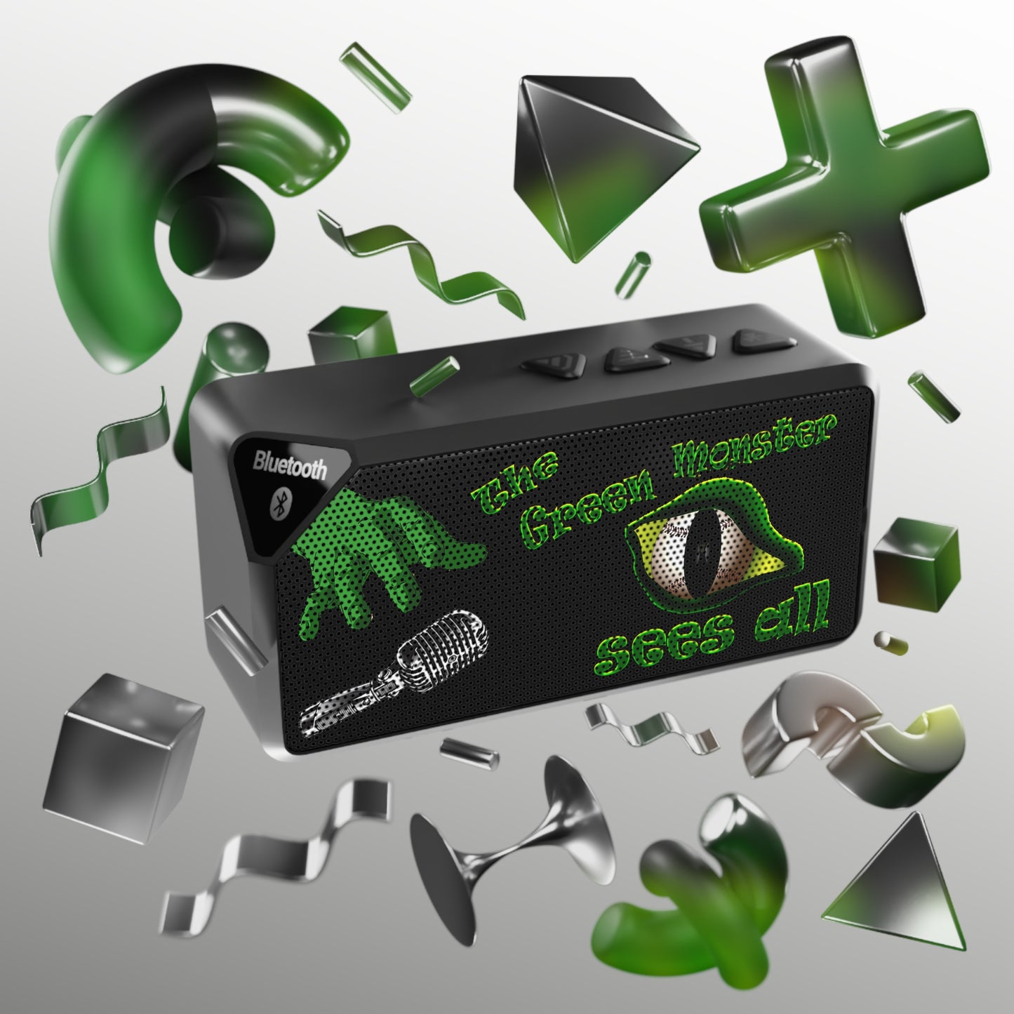 green monster - Jabba Bluetooth Speaker