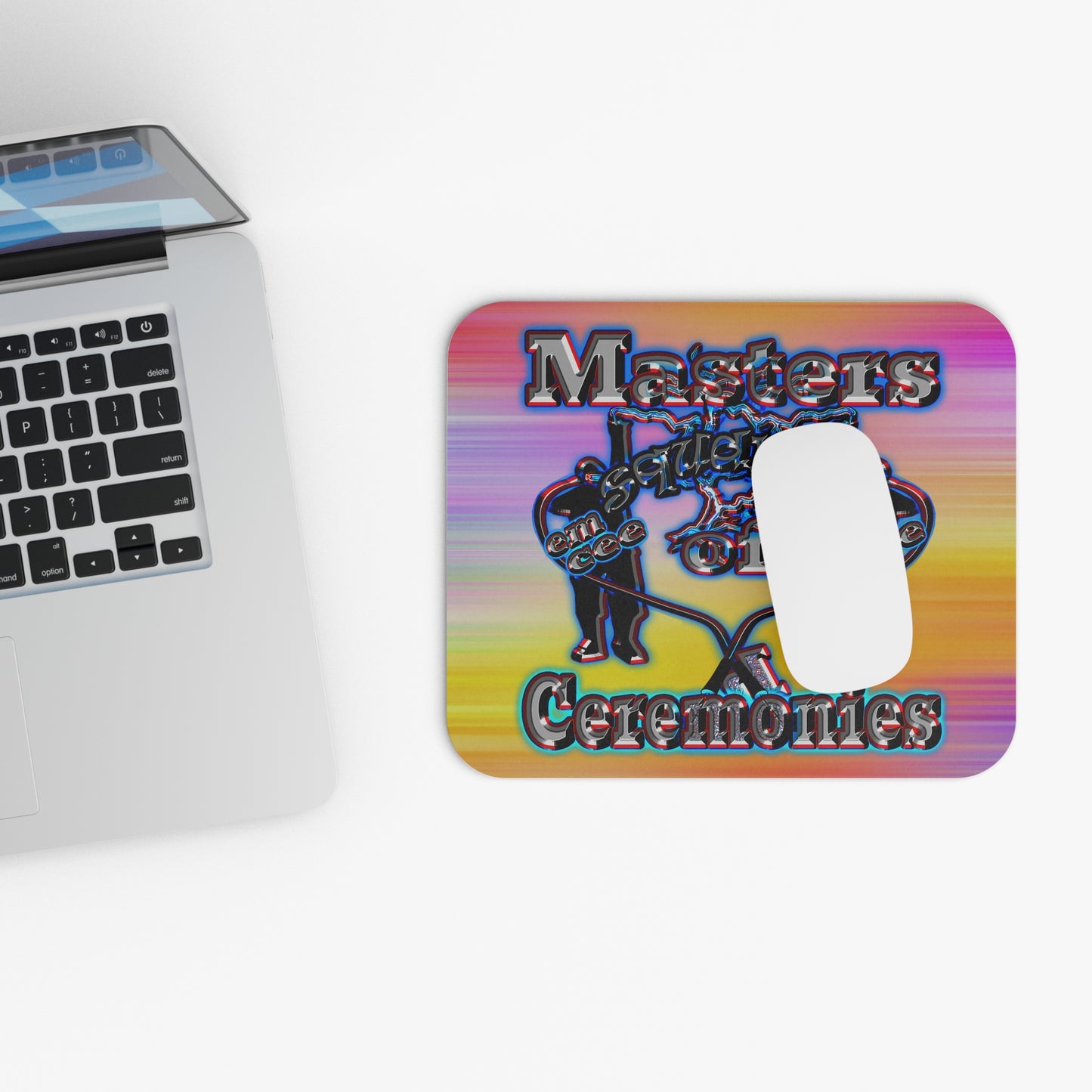 em cee squared - Mouse Pad (Rectangle) (color blur)