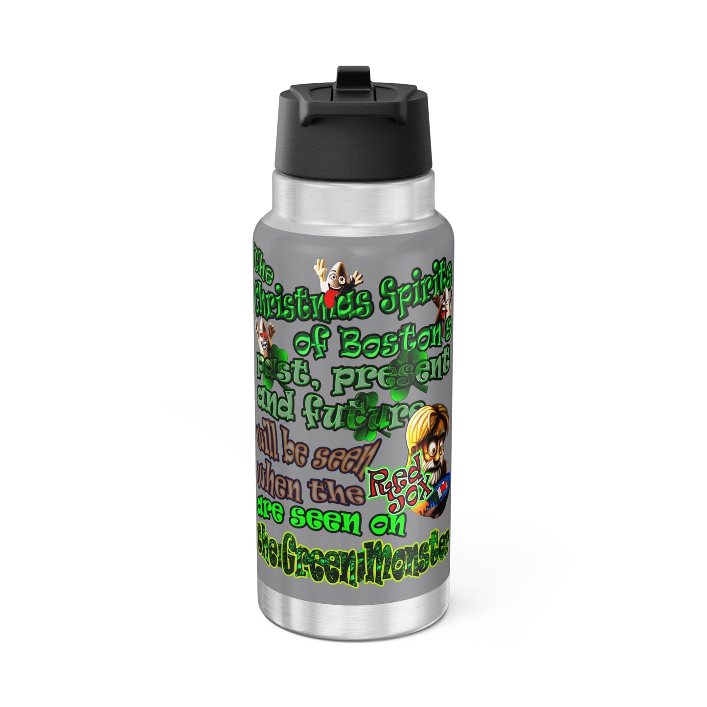 christmas spirits of boston - Gator Tumbler, 32oz (grey)